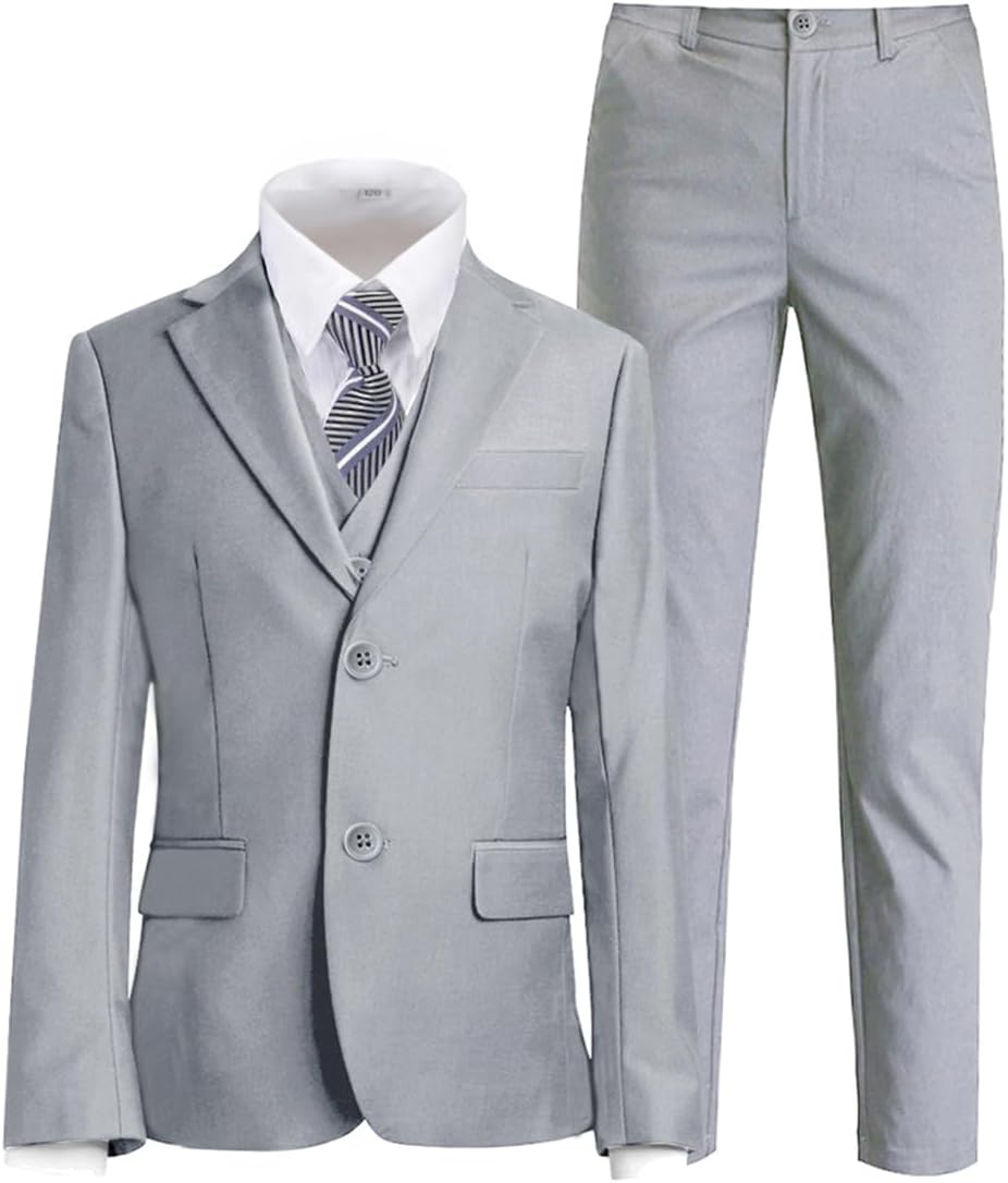 Boys Suit for Kids Tuxedo Suits for Wedding Formal Suit Set Toddler Boy Dress Ou...