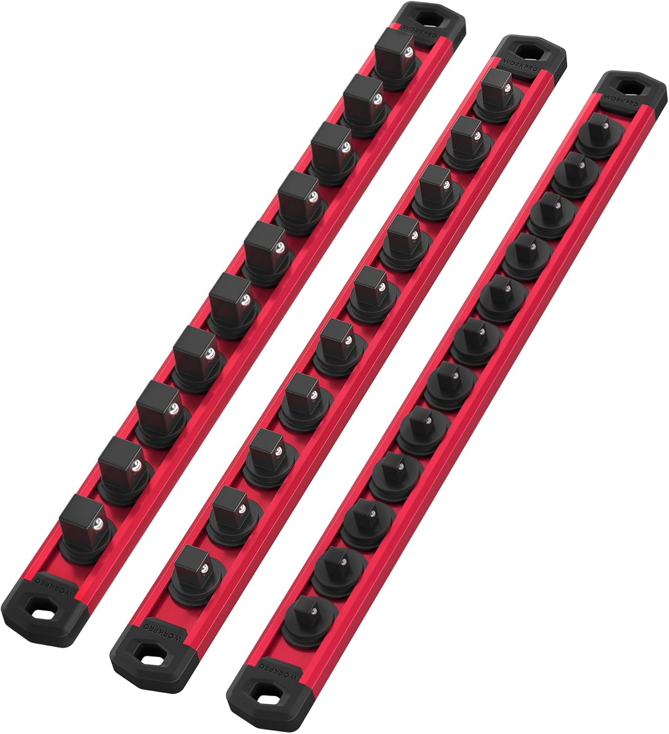 WORKPRO Magnetic Socket Organizer Set, Special Alu...
