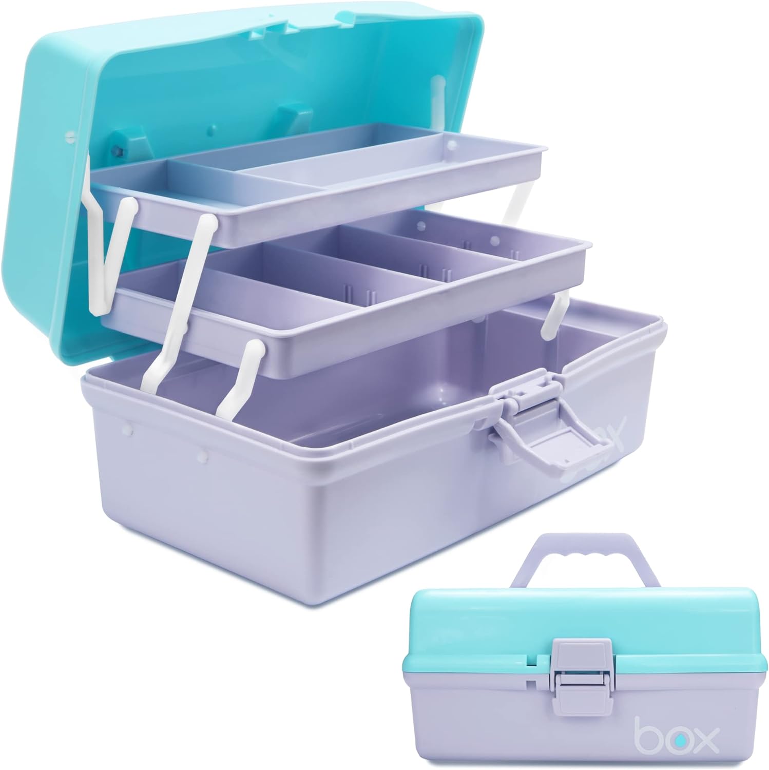 12in Three-Layer Multipurpose Storage Box Organizer Folding Tool Box/Art & Craft...