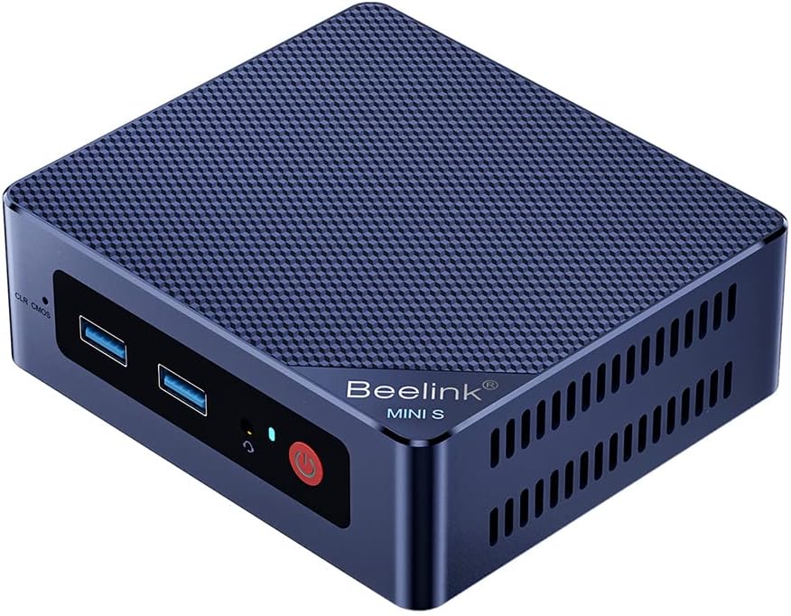 Beelink MINIS 12 PRO Mini PC with N100 Processor W-11 Pro, 16G DDR4, 500G SSD Hi...