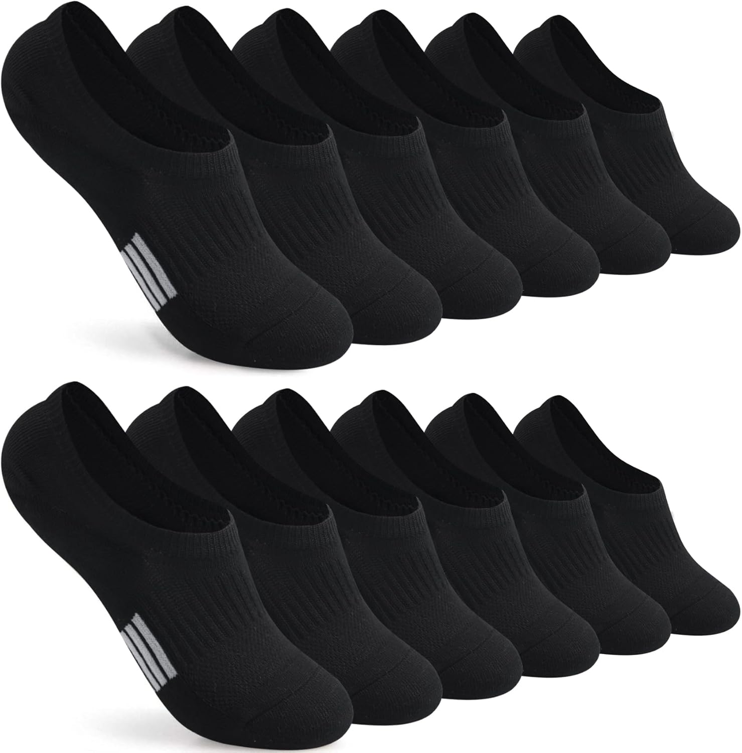 No Show Socks Womens Cushioned Low Cut Athletic Hidden Liner for Sneakers Ankle...
