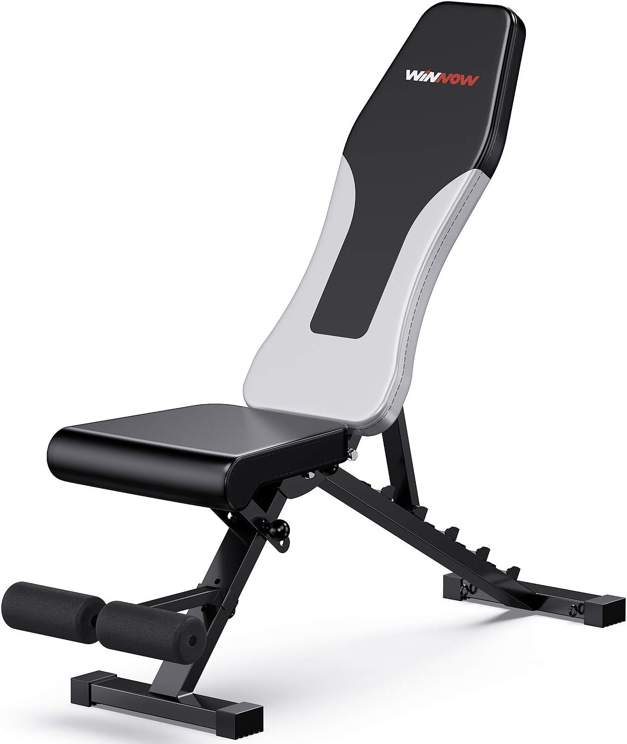 WINNOW Adjustable Weight Bench Foldable Home Exercise Gym Workout Bench Incline...