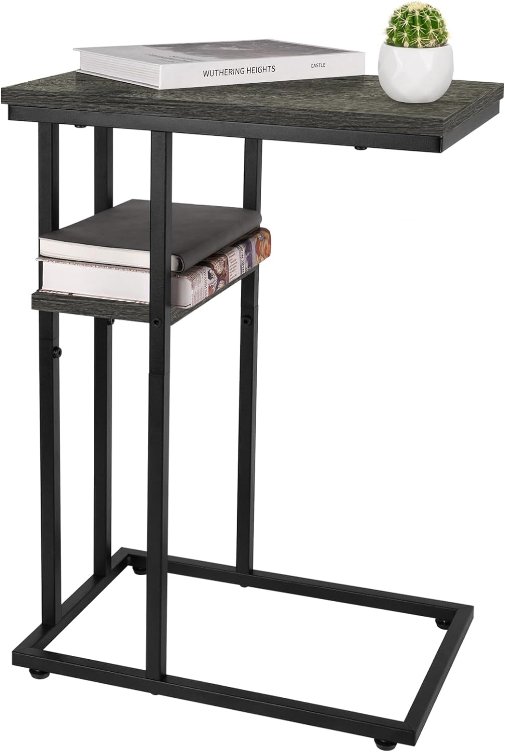 Yoobure C Shaped End Table, Side Table for Couch and Bed, Small Side Table for S...