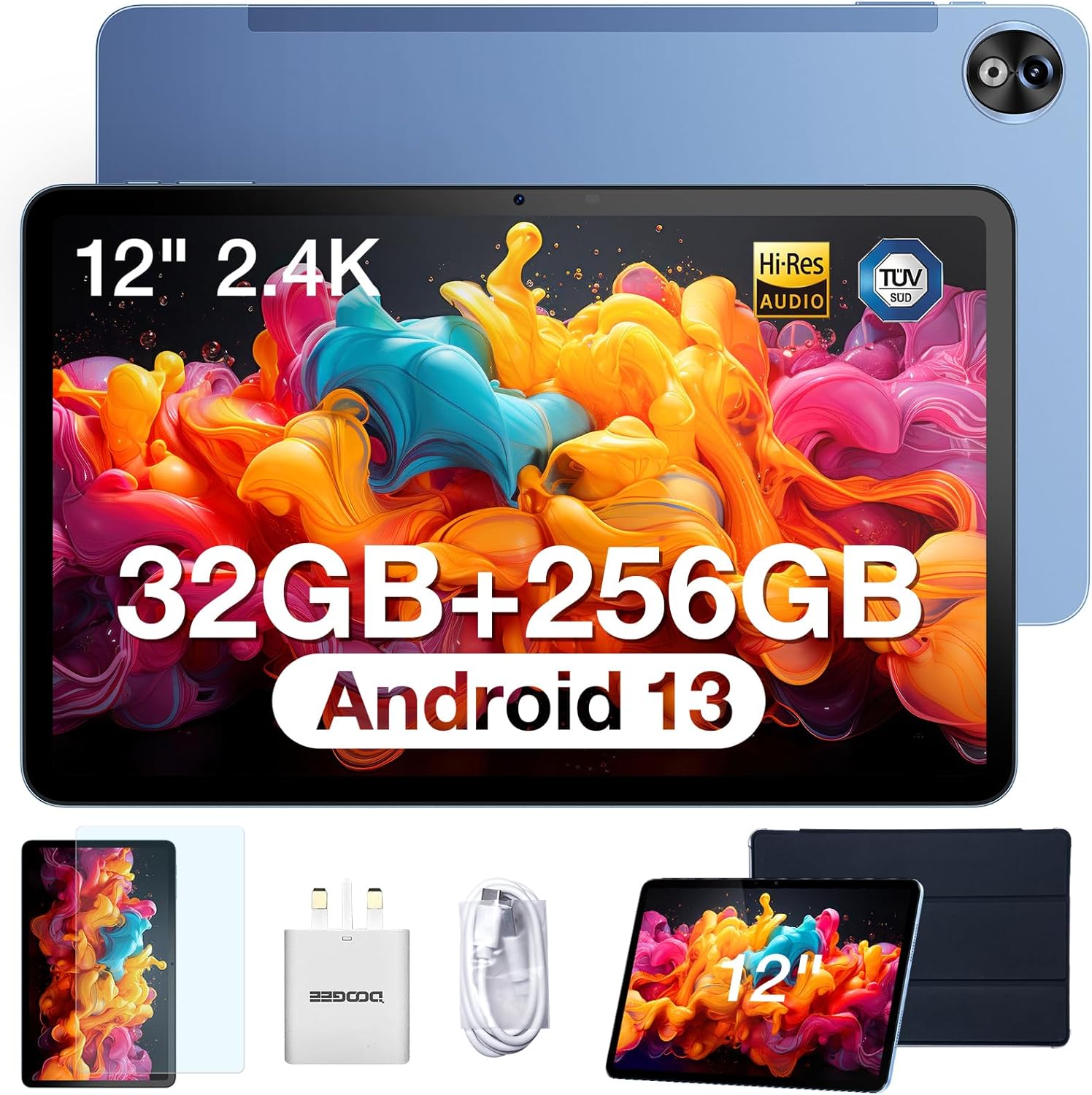 DOOGEE T20 Ultra Tablets 12 inch Android, 32GB RAM 256GB ROM(2TB TF) Helio G99 O...