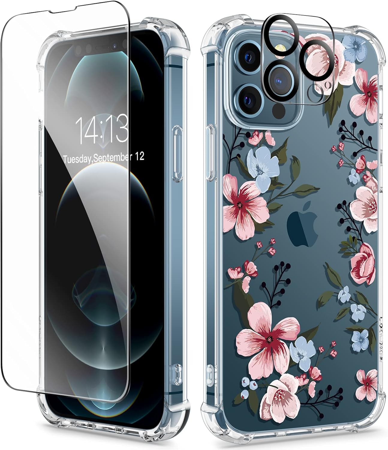 GVIEWIN iPhone 12 Case, Special iPhone 12 Pro Case with Screen Protector, Unique...