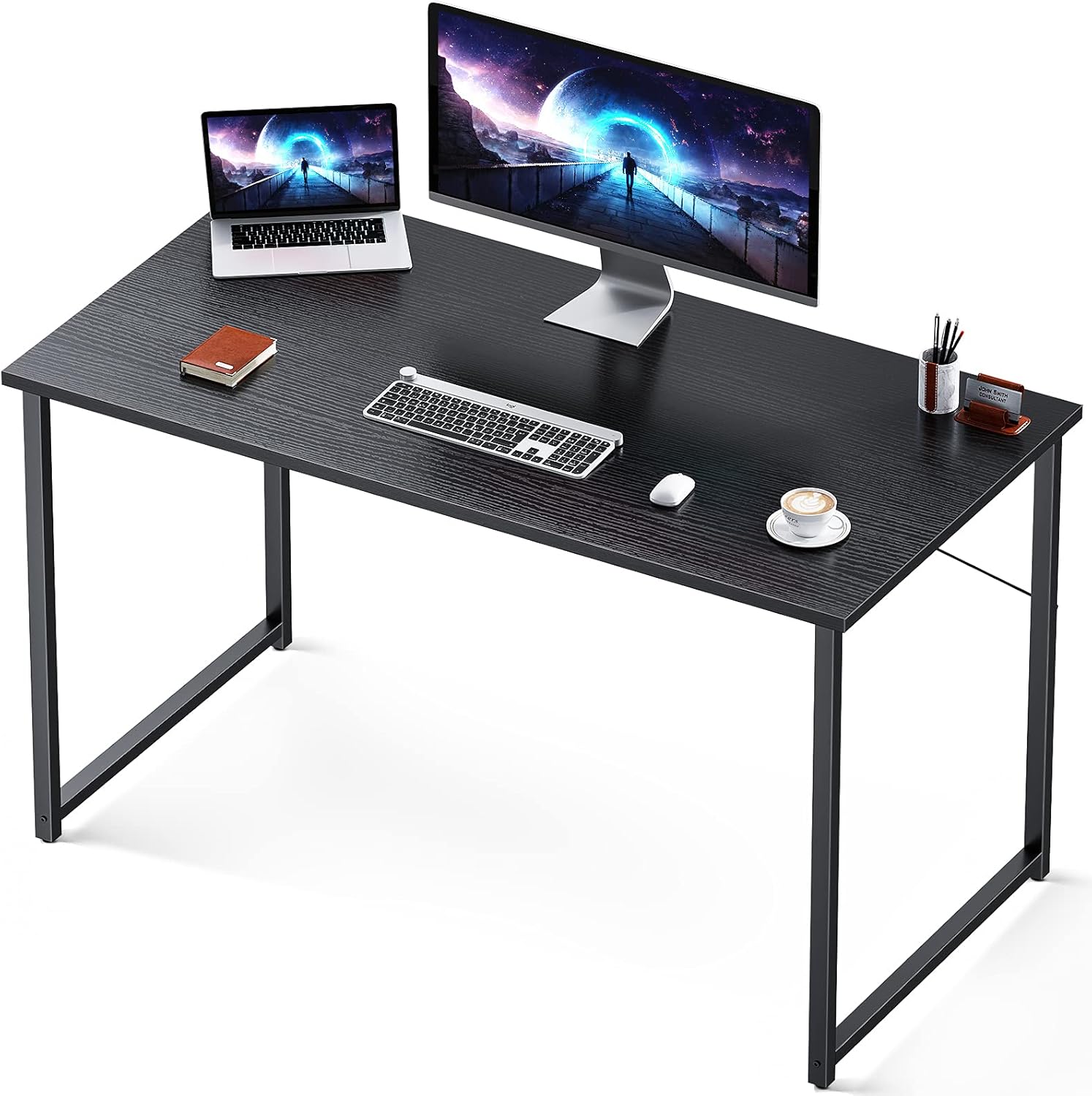 Coleshome 48 Inch Computer Desk, Modern Simple Style Desk for Home Office, Study...