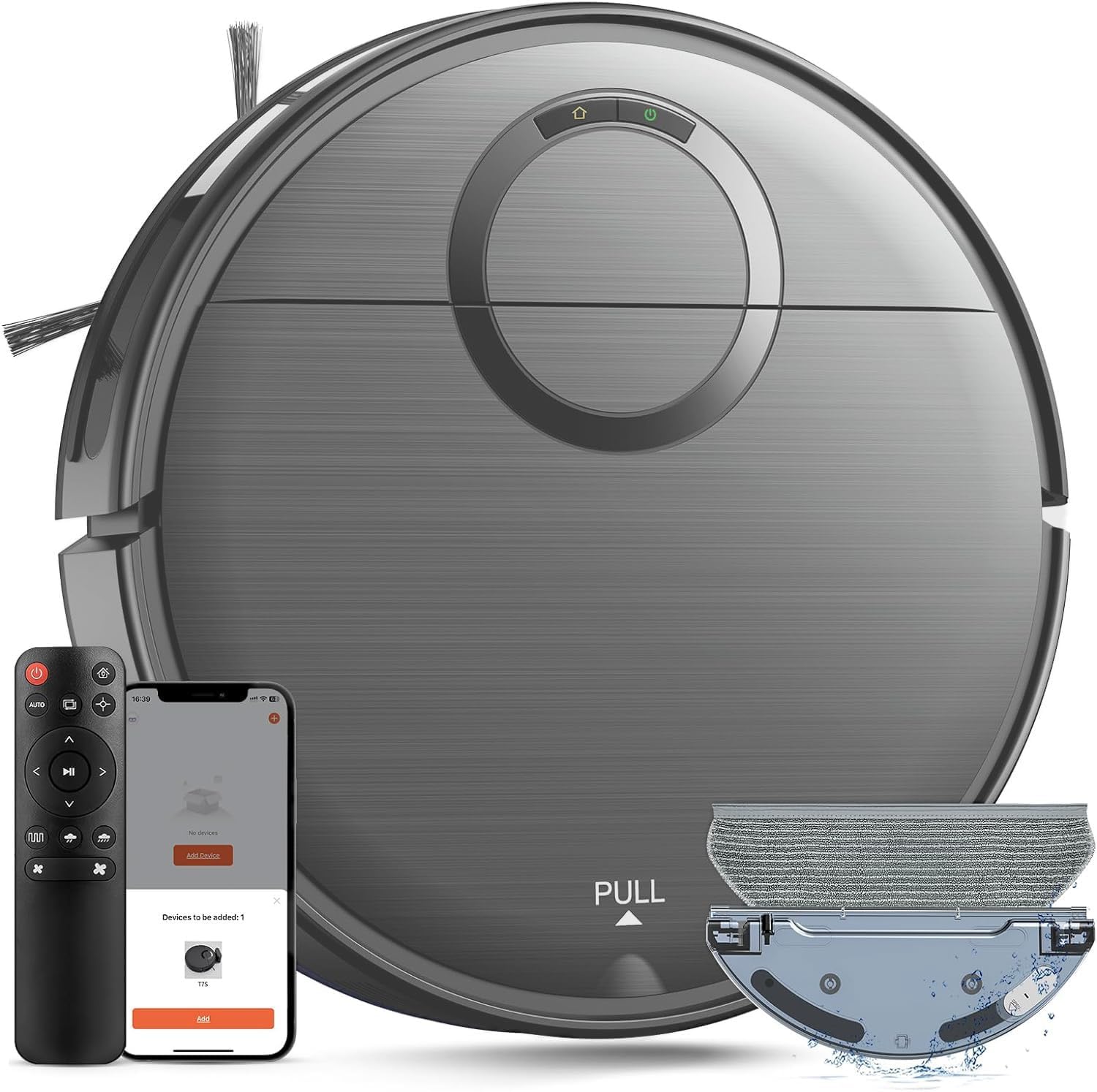 Robot Vacuum and Mop Combo, 2 in 1 Mopping Robot Vacuum Cleaner with Schedule, W...