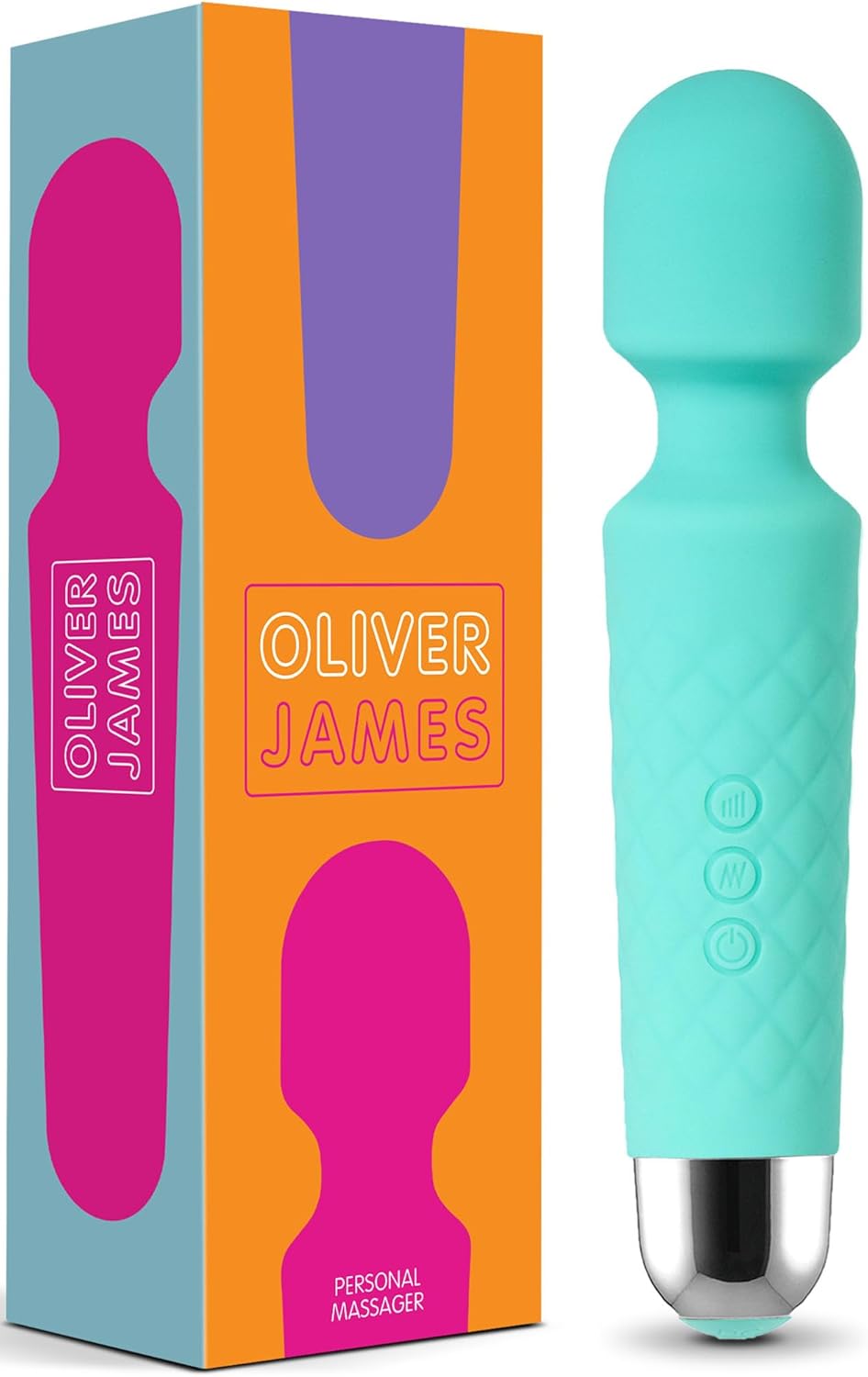 Vibrator by Oliver James - Powerful Wand Massager for Women - Wireless Handheld...