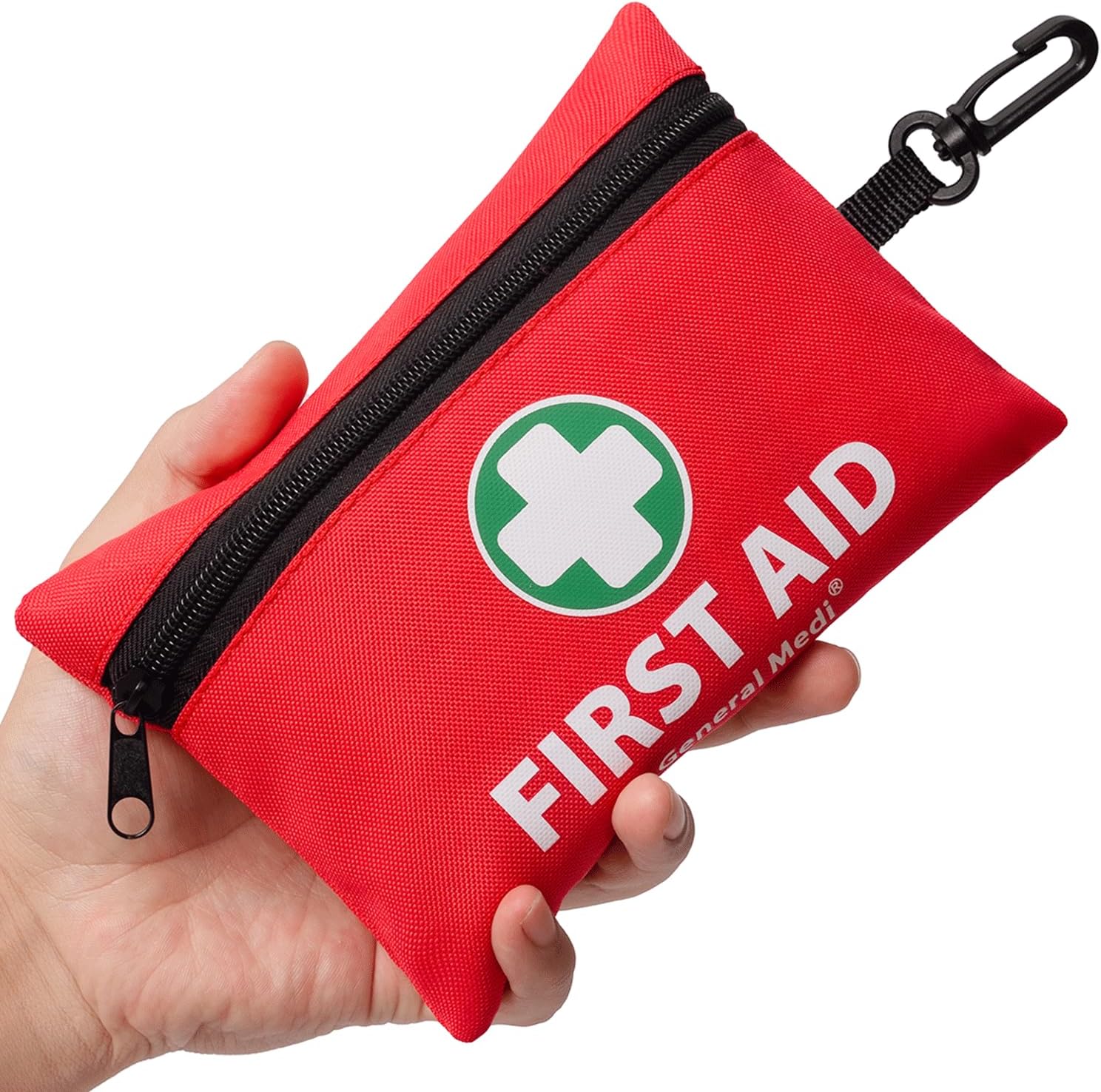 General Medi 110 Pieces Small First Aid Kit - Includes Emergency Foil Blanket, S...