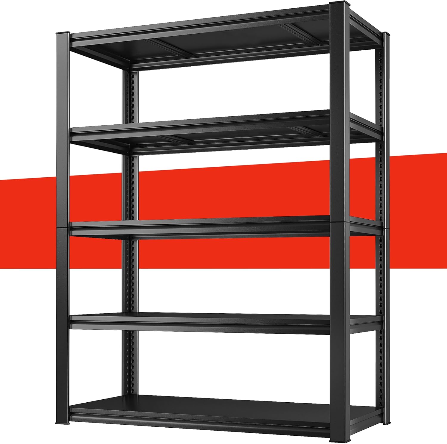 Raybee Garage Shelving Heavy Duty Storage Shelves 2000LBS Adjustable Garage Stor...