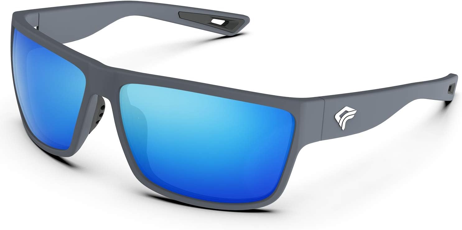TOREGE Polarized Sports Sunglasses for Men and Women Cycling Running Golf Fishin...