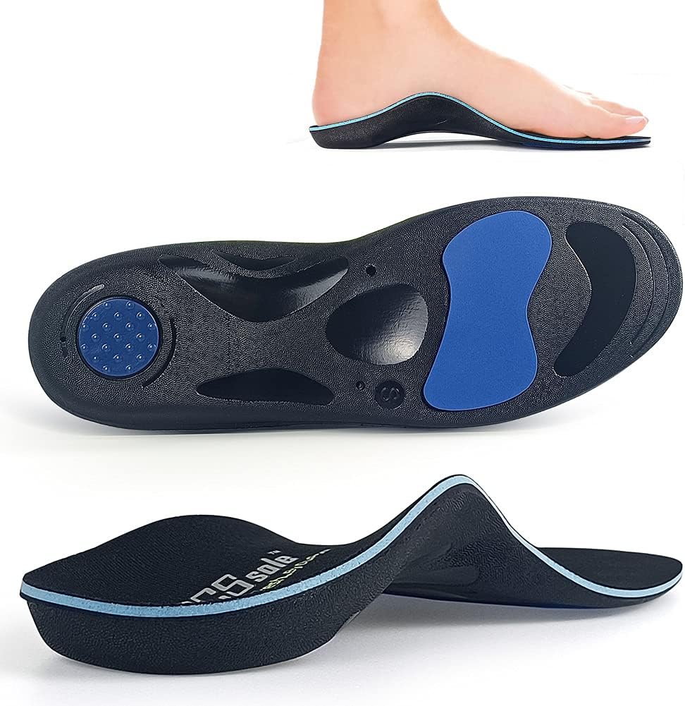 PCSsole Orthotic High Arch Support Insoles, Special Comfort Gel Work Boot Insert...