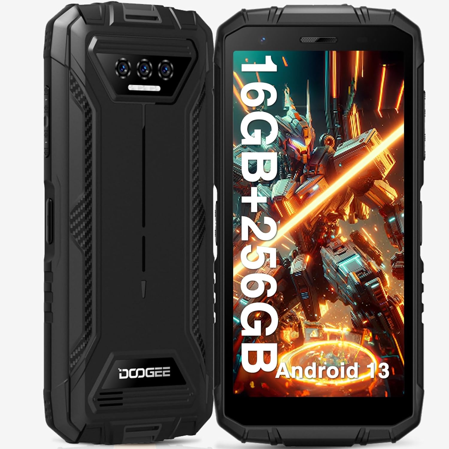 DOOGEE S41 Max(2024) Rugged Mobile Phones - 16GB RAM+256GB ROM 6300mAh Smartphon...