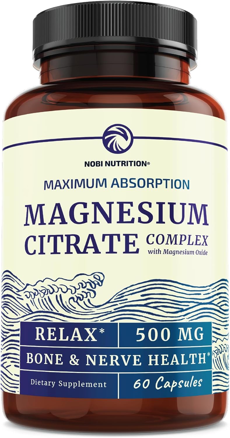 Magnesium Citrate Complex, Special Supplement for 500 MG, Effective Calming Supp...