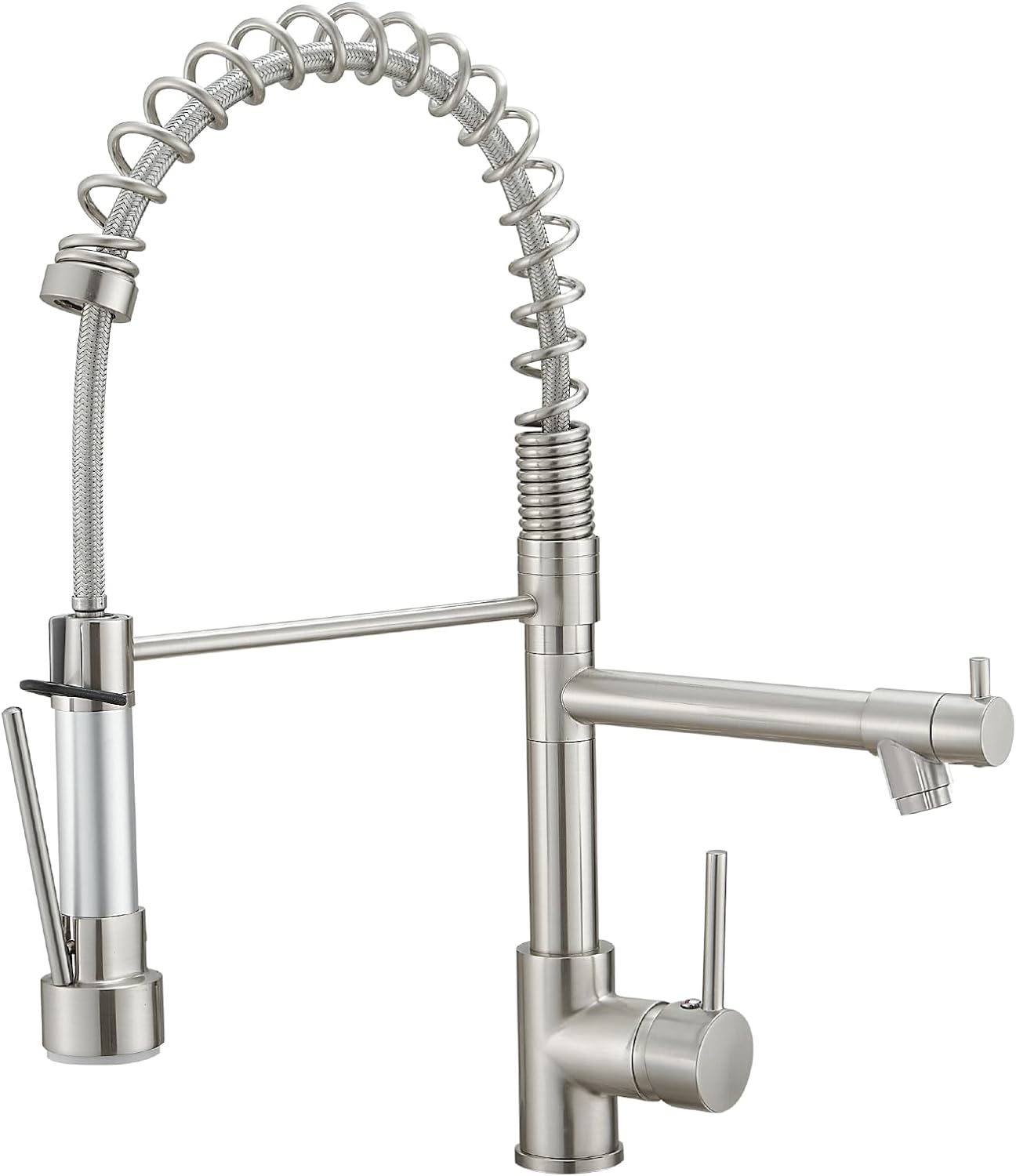 AIMADI Kitchen Faucet with Pull Down Sprayer - Commercial Stainless Steel Pull D...