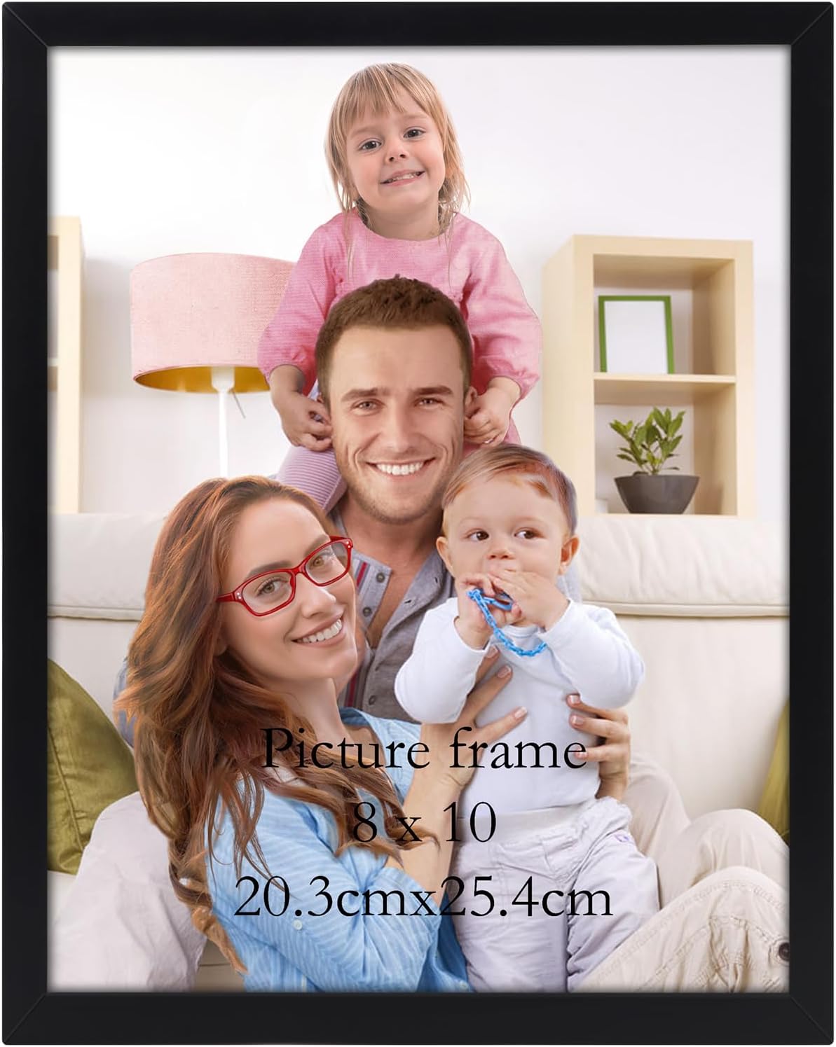 Giftgarden 8x10 Picture Frame Black, 8 by 10 Thin Photo Frame for Wall Tabletop...