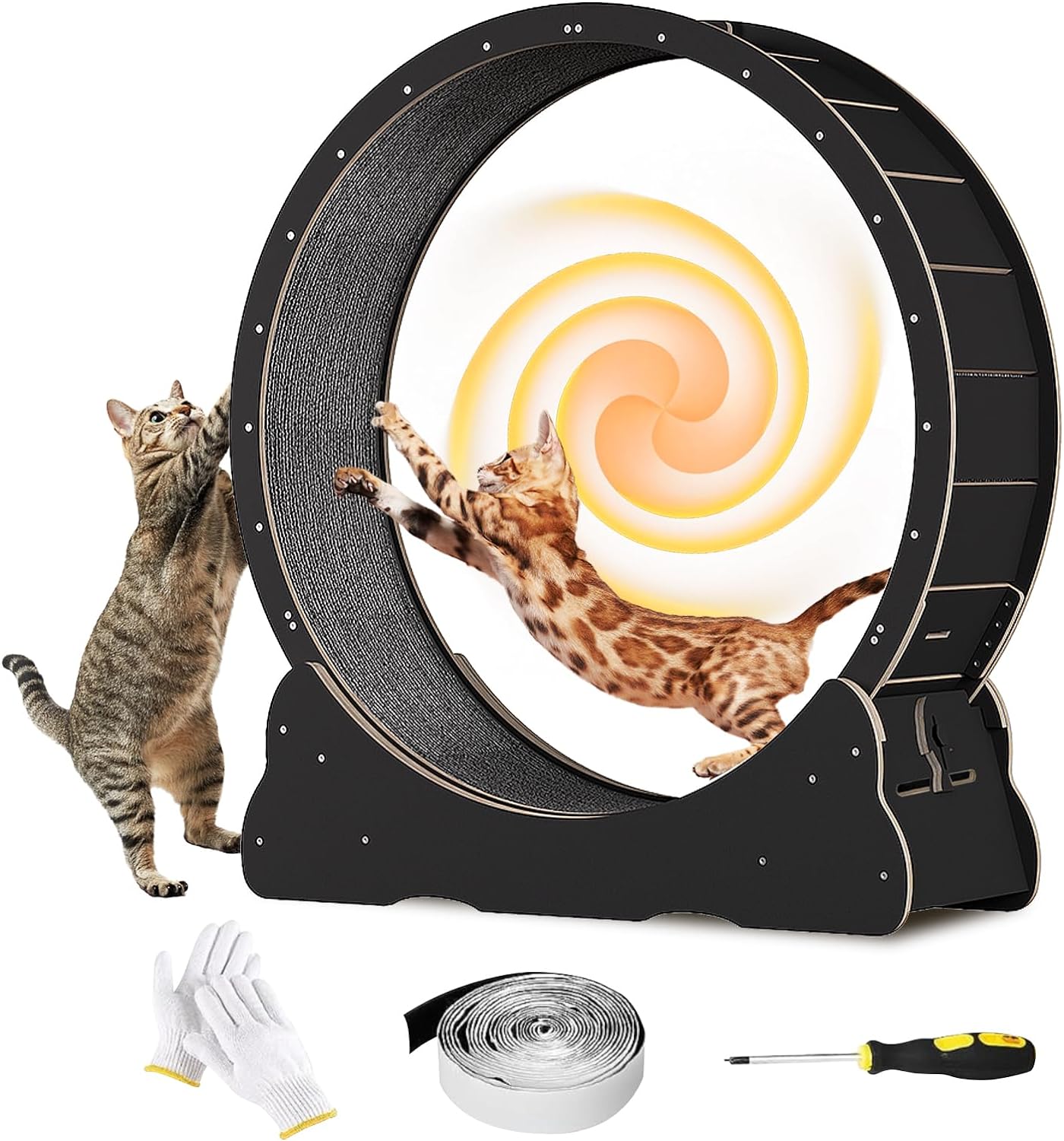 Homegroove Cat Exercise Wheel, Special Indoor Cat...