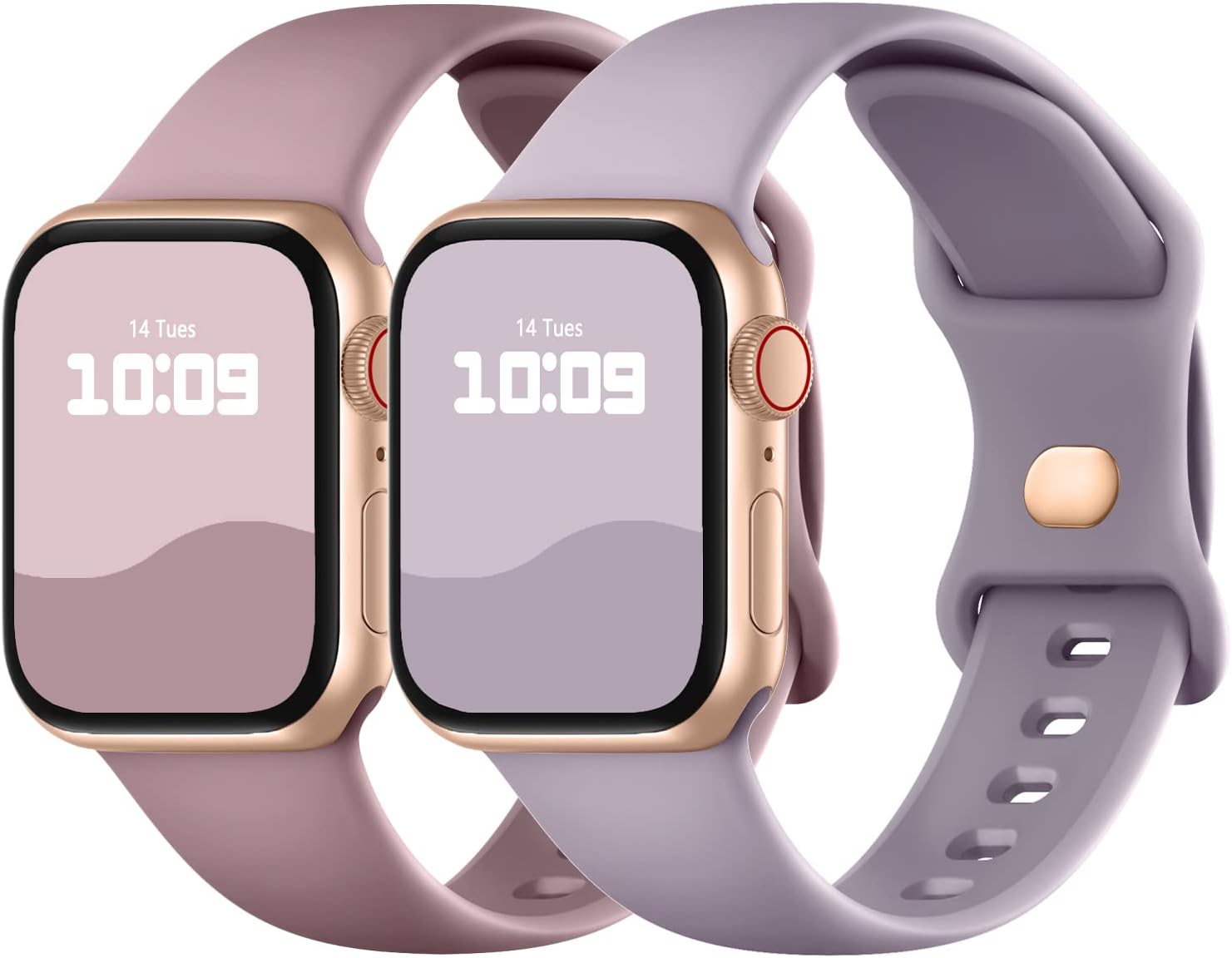 Adepoy 2 Pack Strap Compatible with Apple Watch Straps 49mm 45mm 44mm 42mm 41mm...