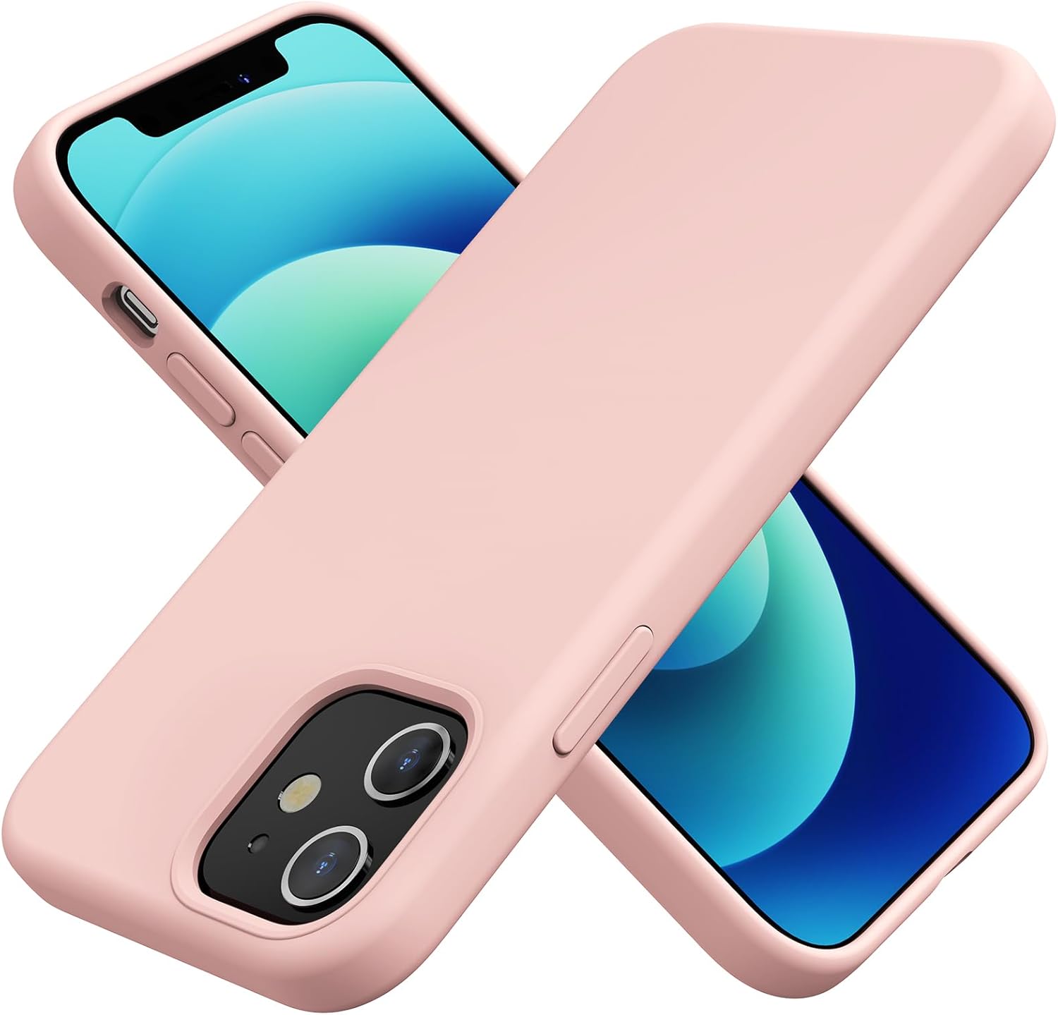 TAXXOE Silicone Case Compatible with iPhone 12 Case/12 pro case Soft Ultra Slim...