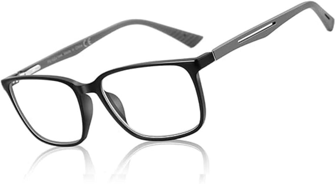 ZENOTTIC Blue Light Blocking Glasses, Reading Glasses for Men Square Frame Anti-...