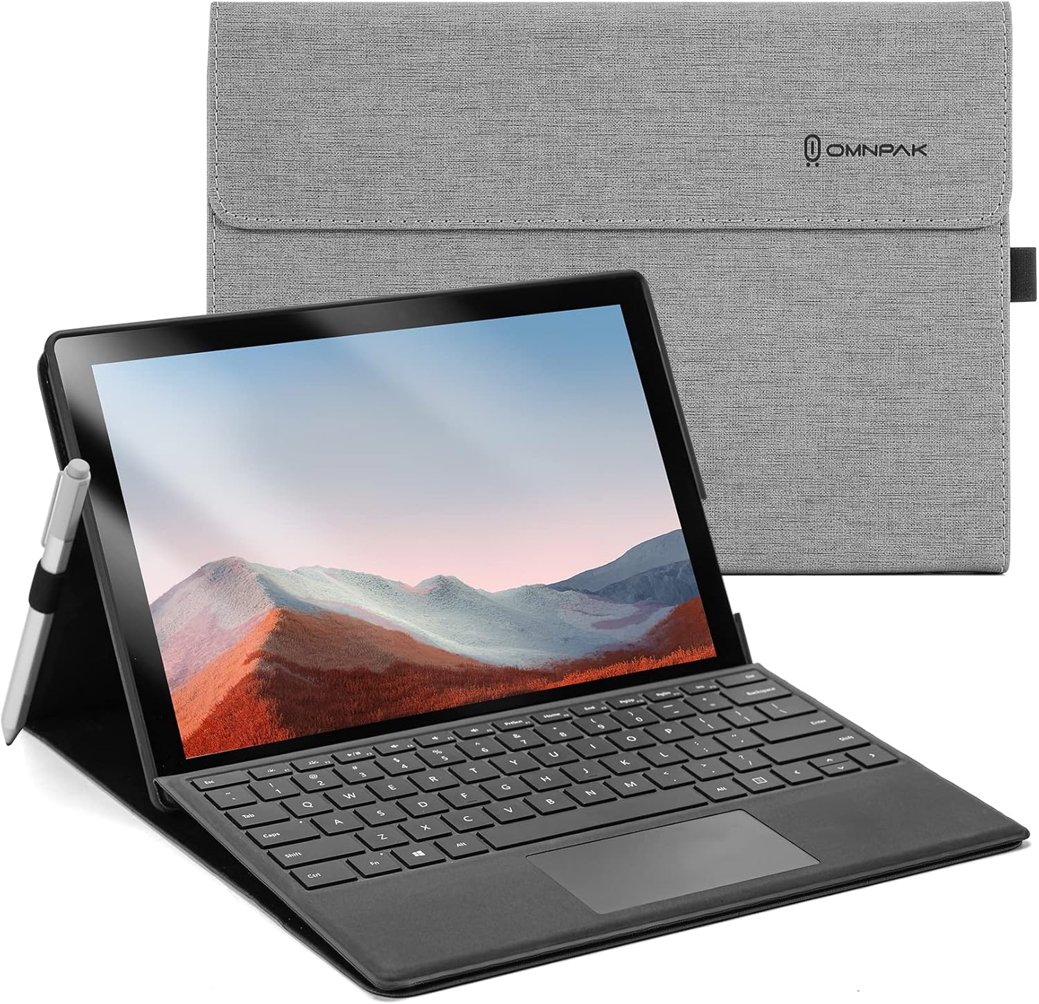 Omnpak Case for Microsoft Surface Pro 7 Plus /7/6 /5/4 with Stylus Holder, Multi...