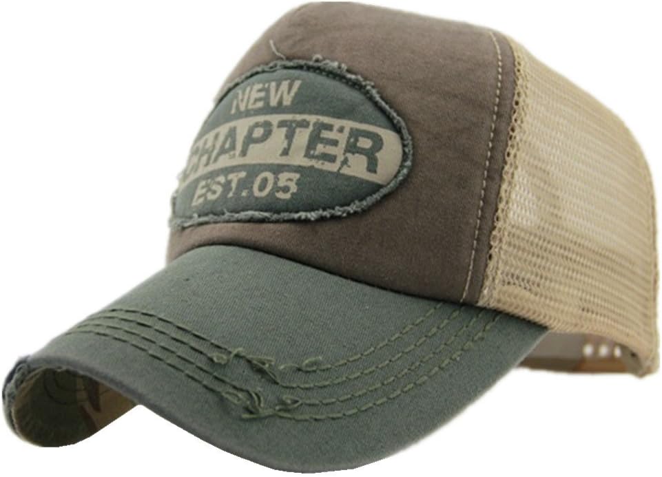 Decentron Mens Vintage Mesh Trucker Hat Outdoor Adjustable Baseball Cap Clean Up...