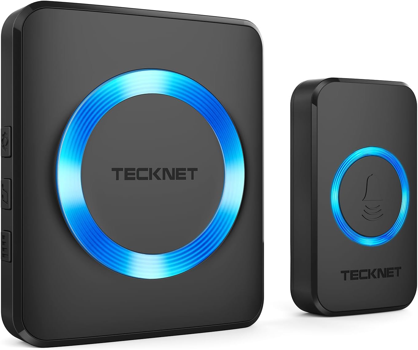 TECKNET Wireless Doorbell, IP65 Waterproof Wall Pl...