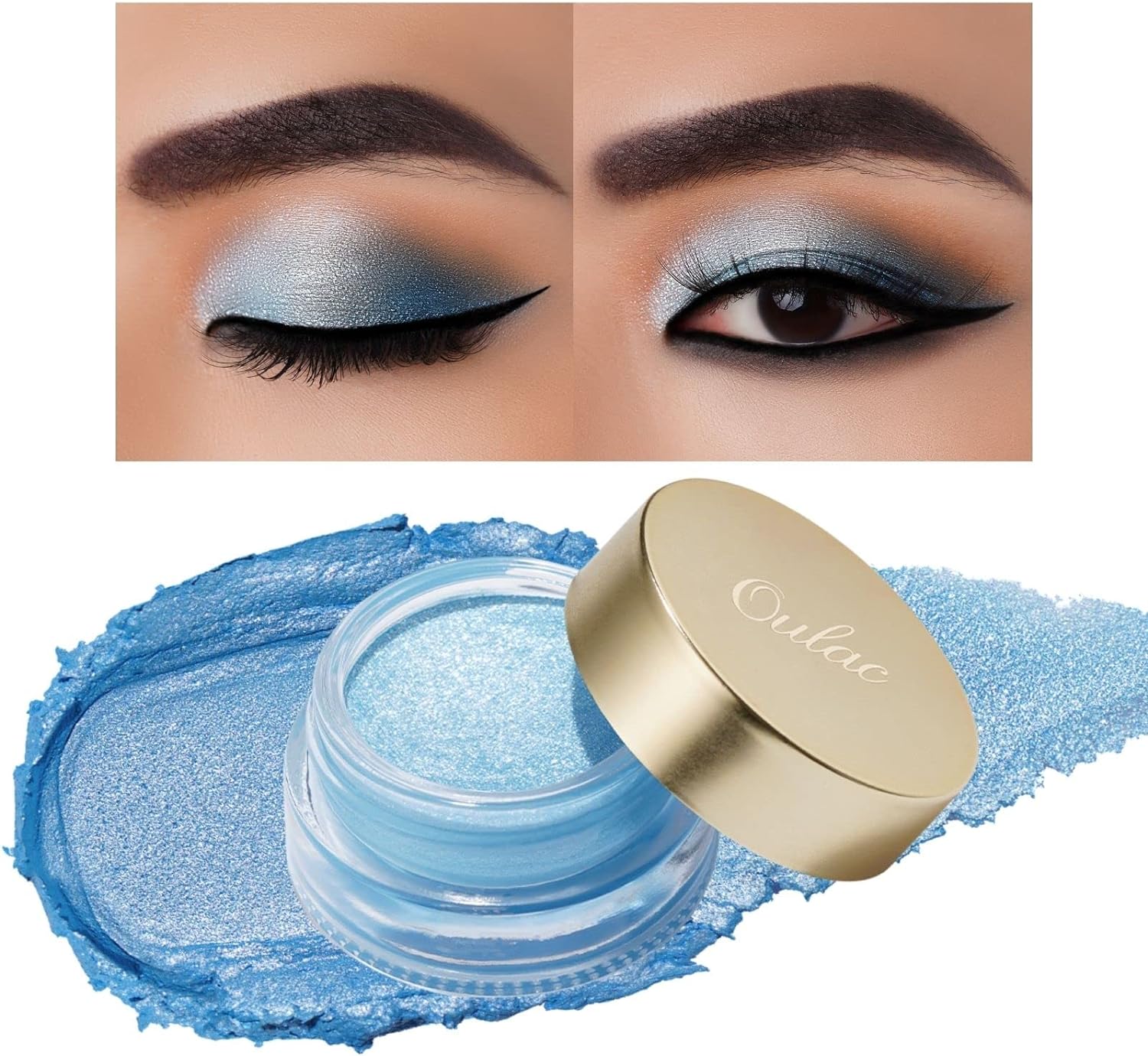 Top Quality Oulac Sheer Eyeshadow, Special Waterproof Eyeshadow for Sheer Blue S...