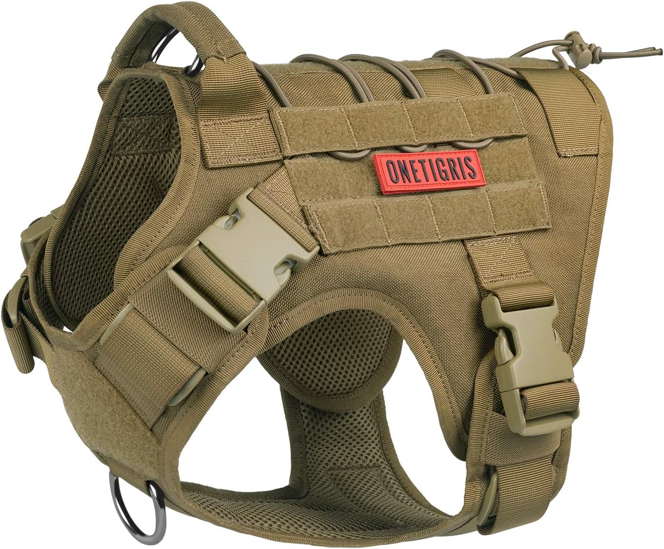 OneTigris Tactical Dog Training Vest No Pull Harness for Dogs,Adjustable K9 Dog...