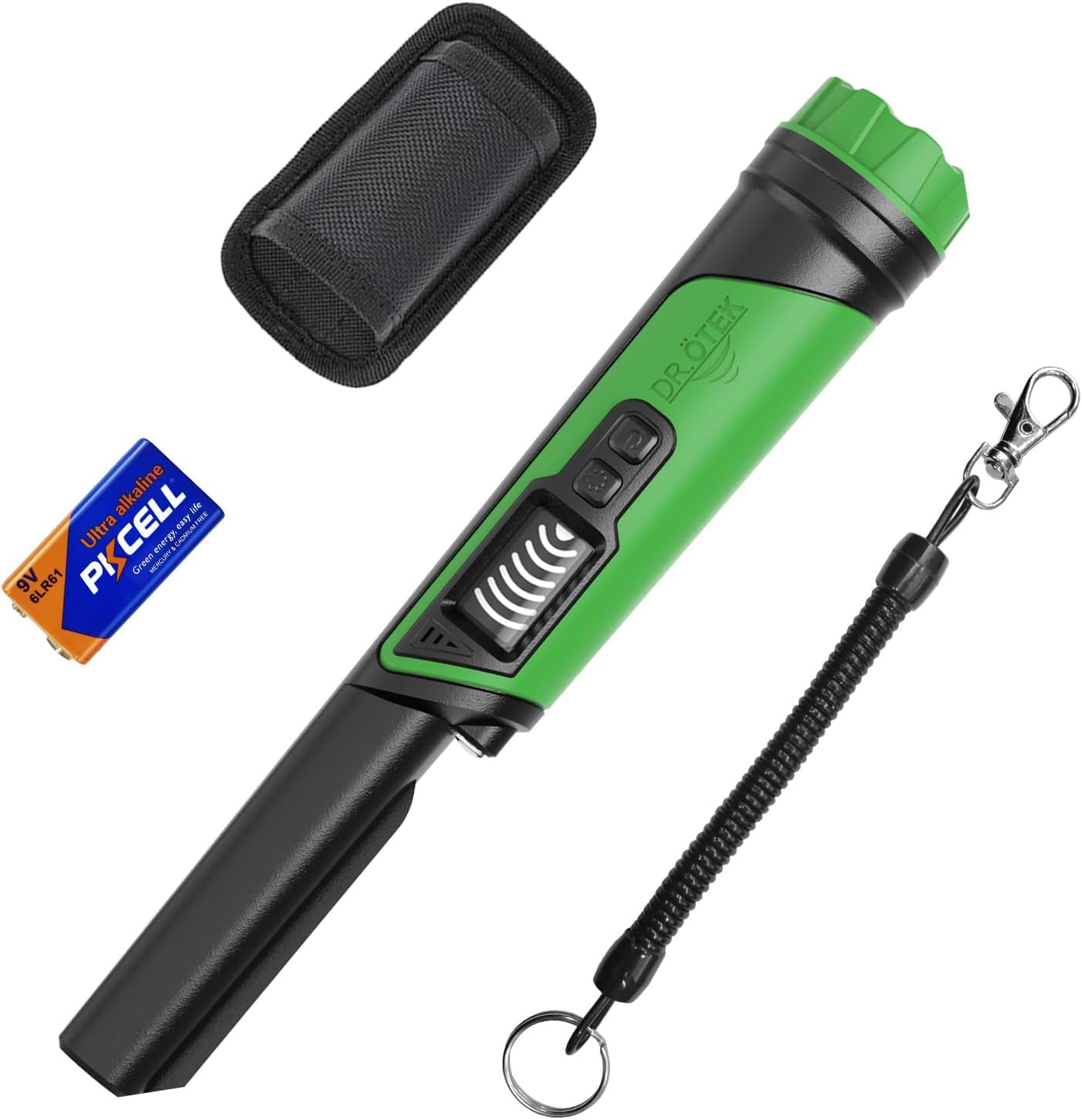 DR.ÖTEK Metal Detector Pinpointer, IP68 Fully Waterproof Handheld Pin Pointer wi...