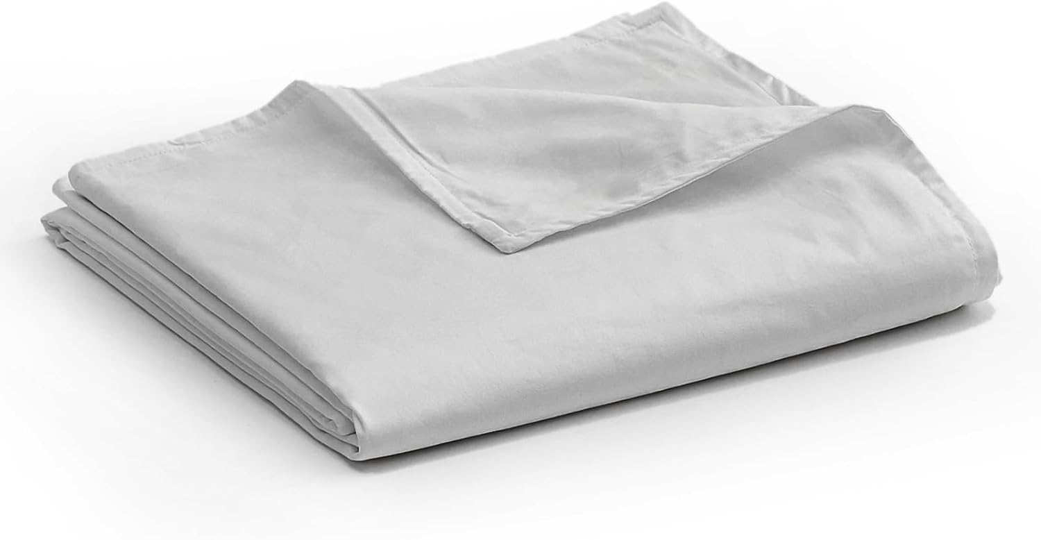 YnM Cotton Duvet Cover, Special Duvet Cover for Weighted Blankets, High-Quality...