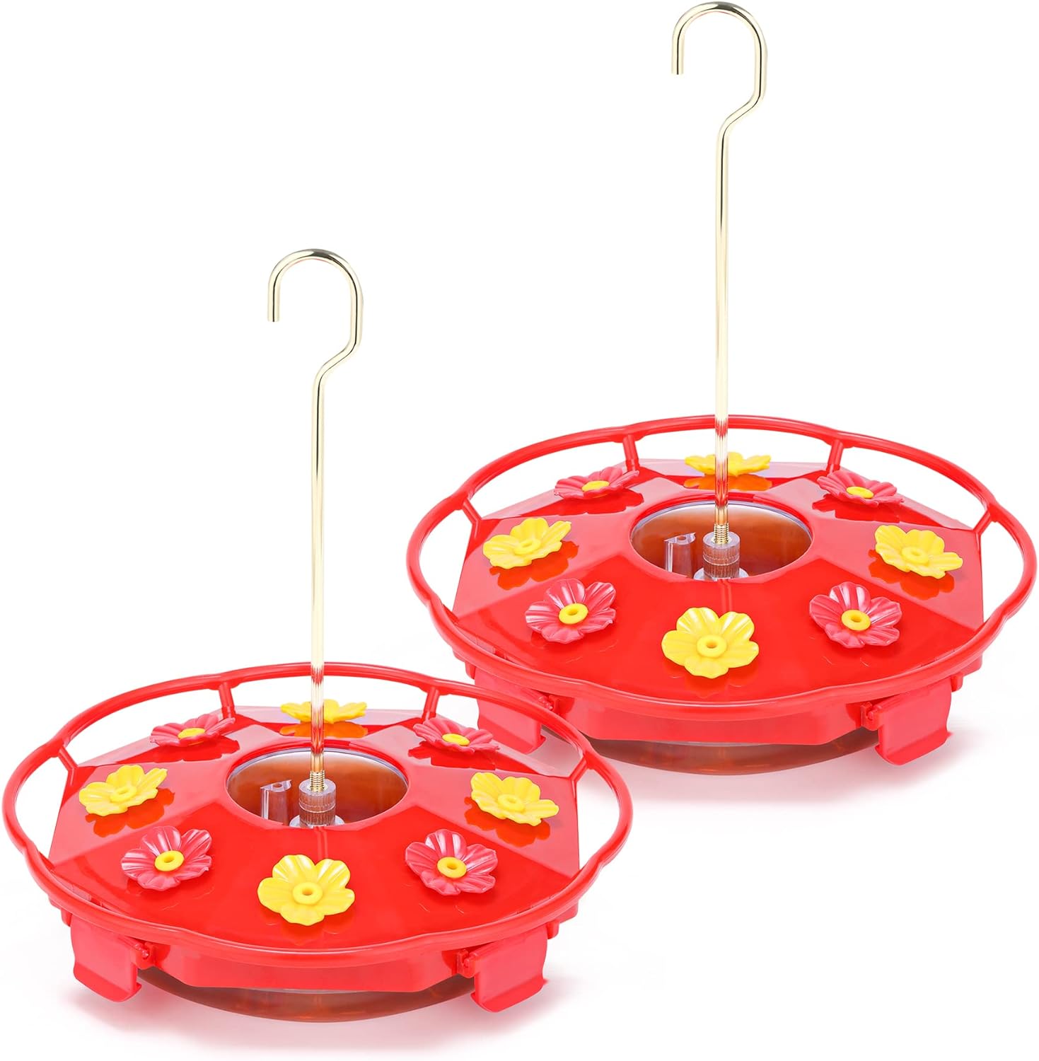Hummingbird Feeder for Outdoors, Special 2 Pack Hummingbird Feeder, Innovative H...