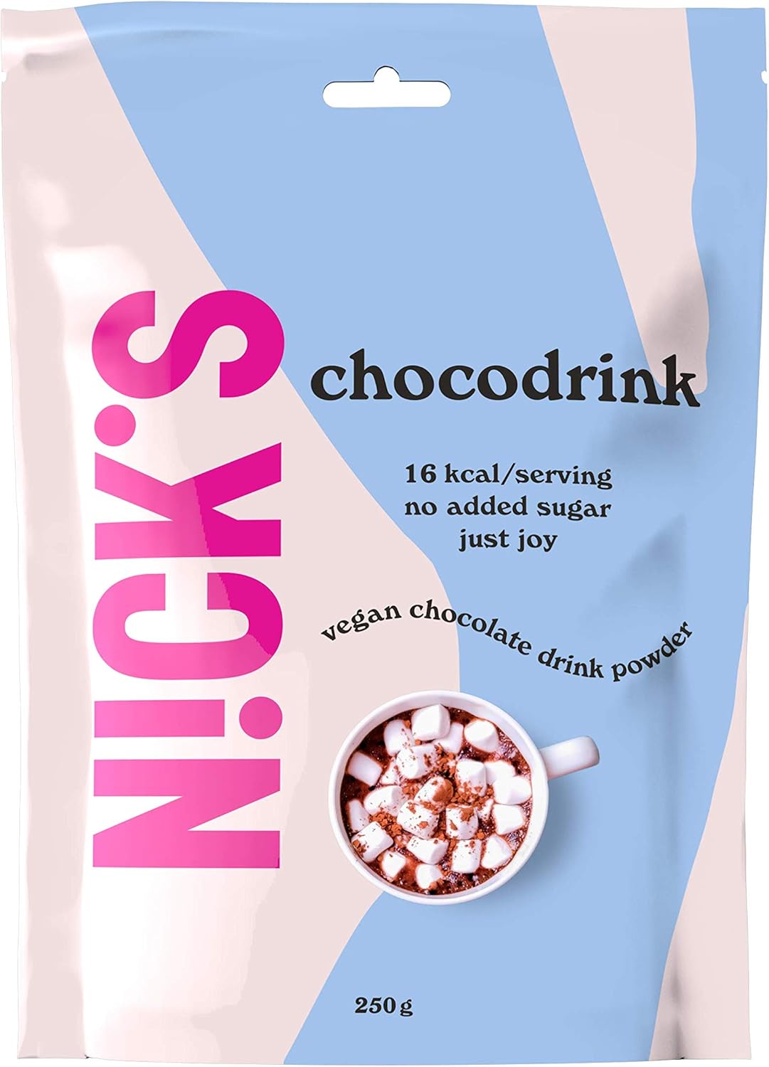 Keto Friendly NICKS Chocodrink, Special Instant Hot Chocolate Cocoa Powder, Inno...