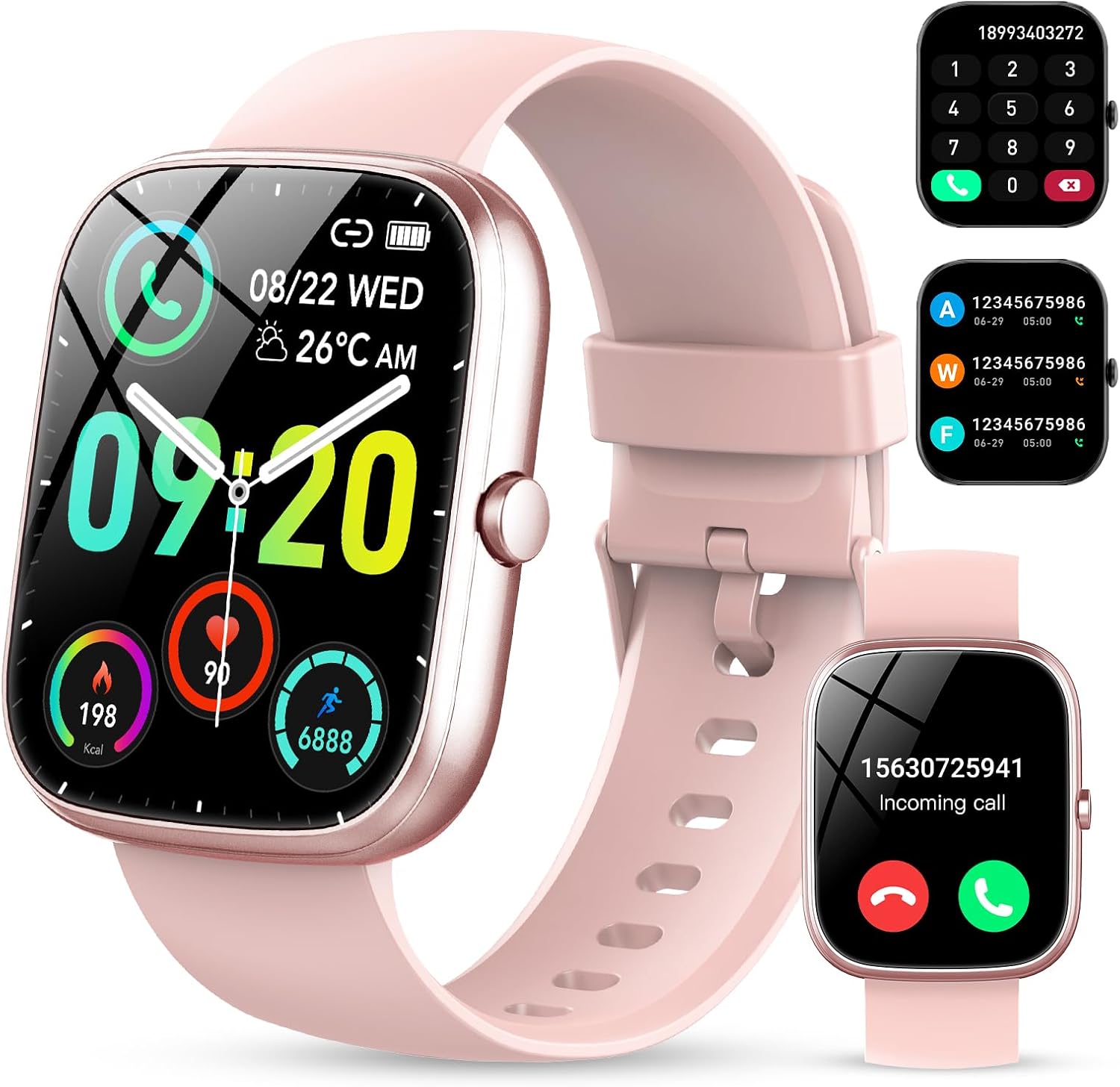 Smart Watch, Premium Smartwatch for Men Women with Answer/Make Calls, High-Quali...