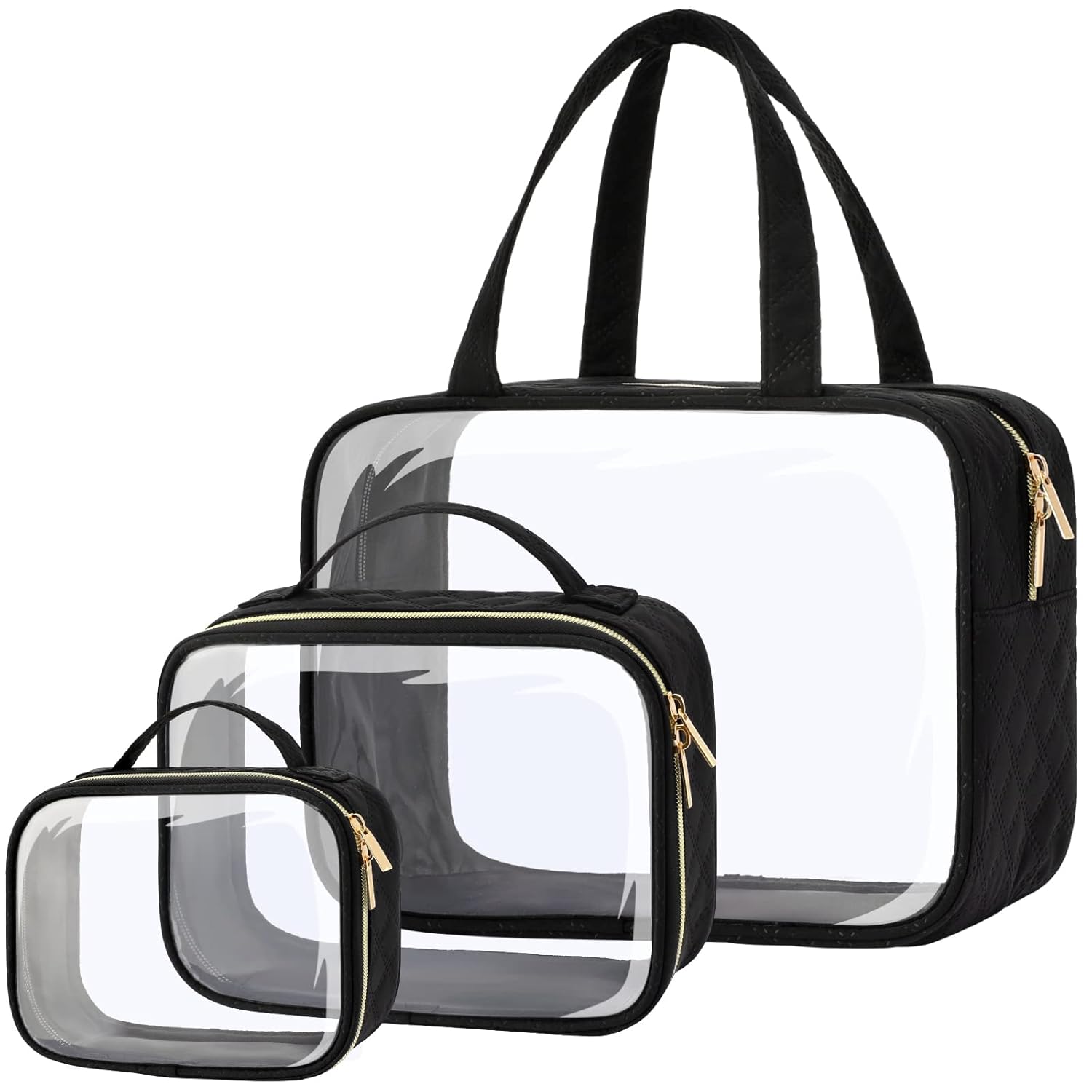 PACKISM Clear Toiletry Bags, Special Clear Makeup...