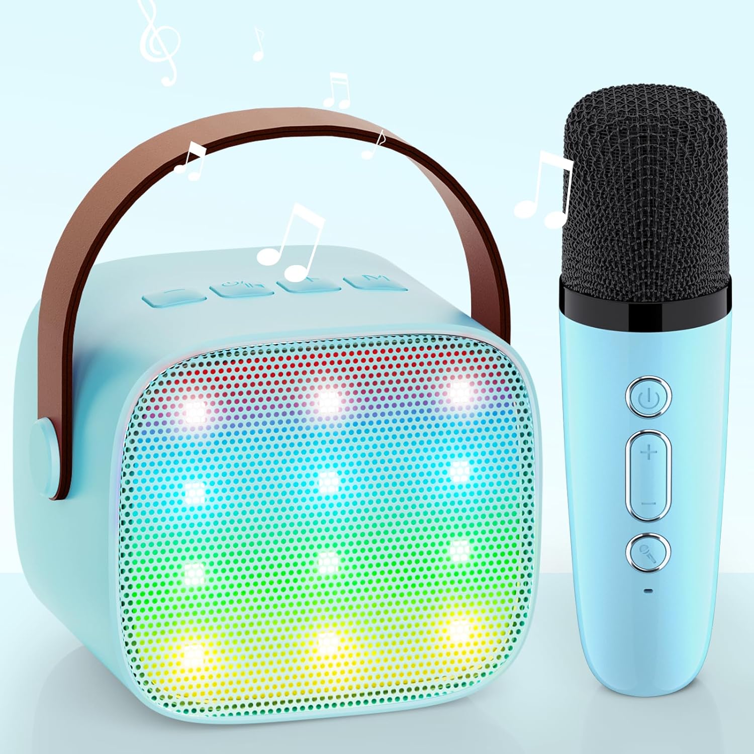 Kids Karaoke Machine, Upgrade Wowstar Karaoke Machine with 1 Wireless Microphone...