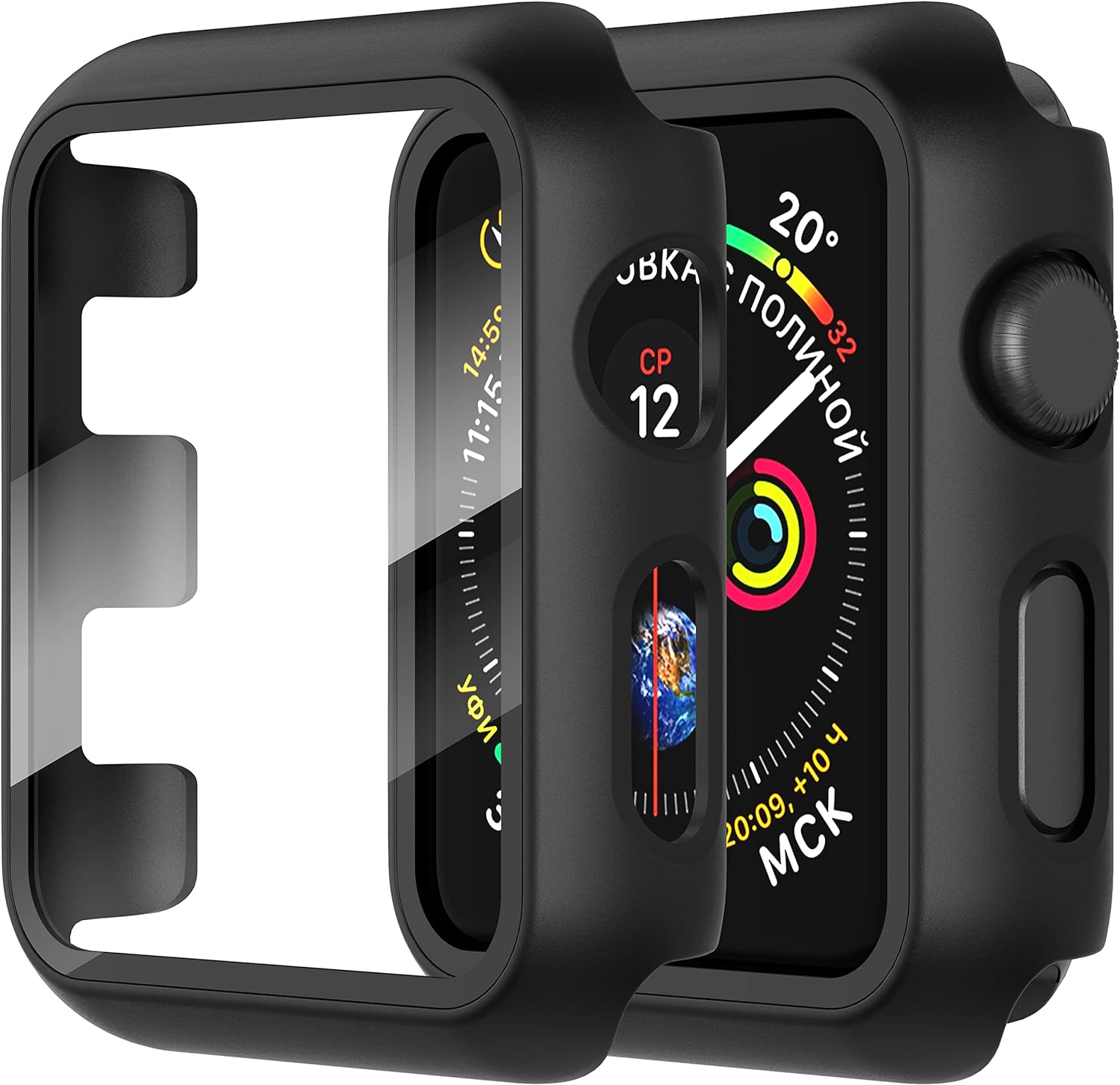 Diruite 2-Pack Screen Protector for Apple Watch Series 3/2/1 38mm Tempered Glass...