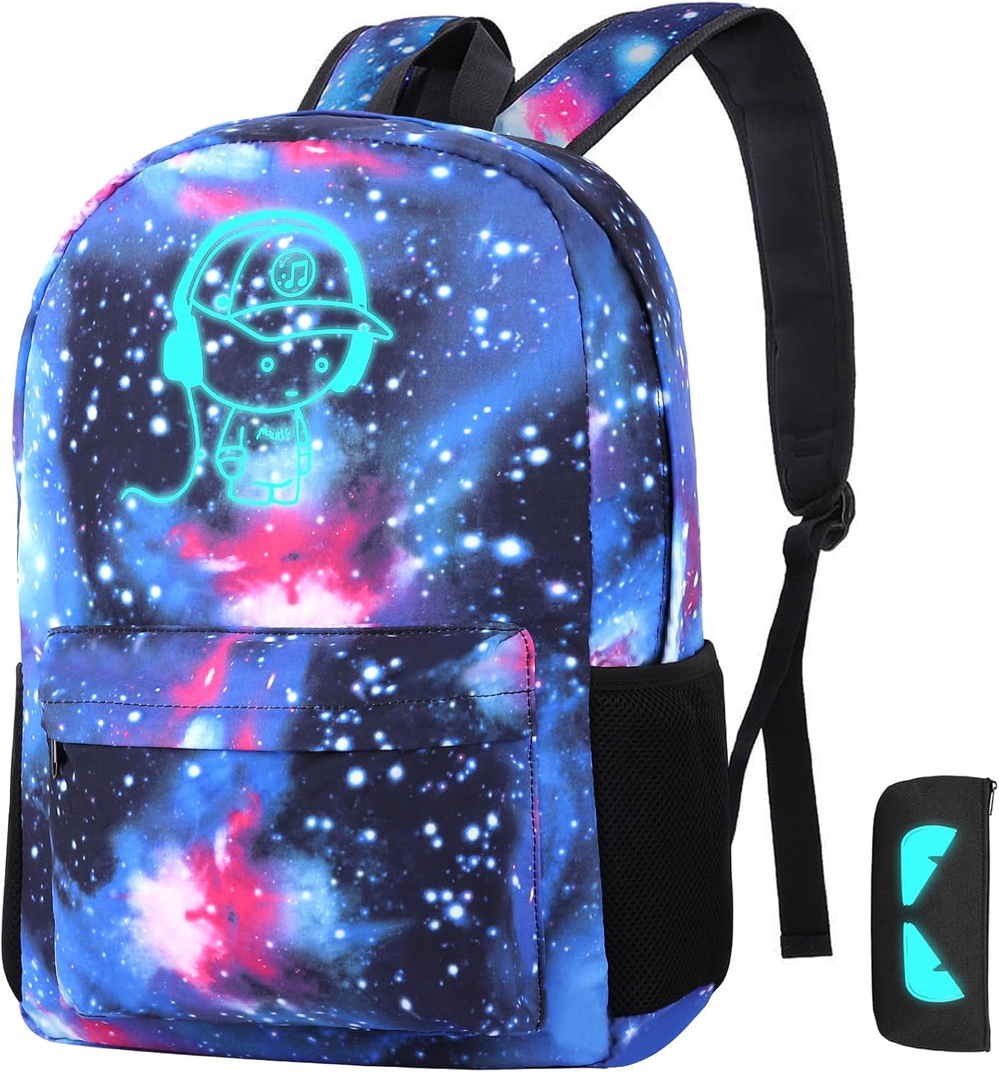 Luminous School Bag, Special Galaxy Backpack, High-Quality Anime School Backpack...