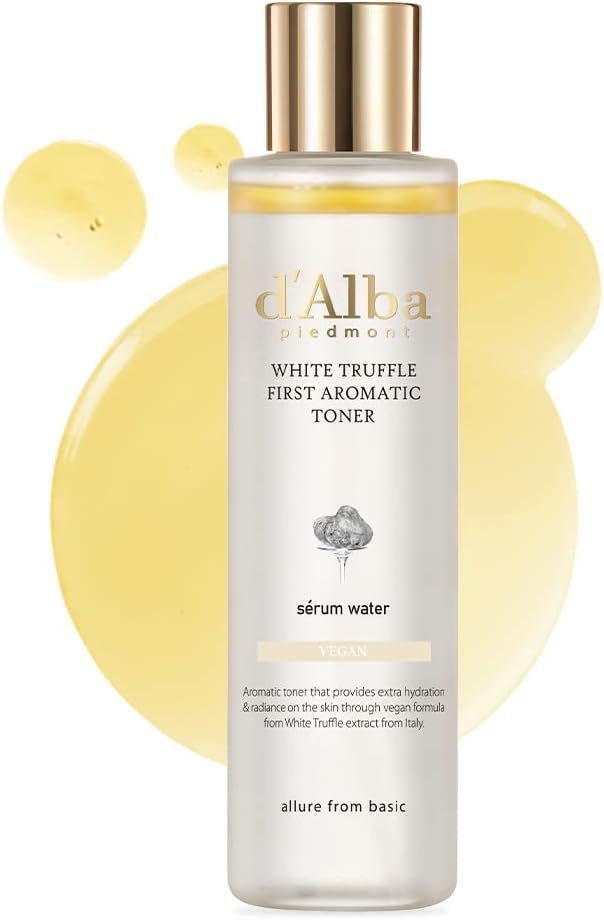 d'alba Italian White Truffle First Aromatic Toner, Vegan Glowy Hydrating Toner,...