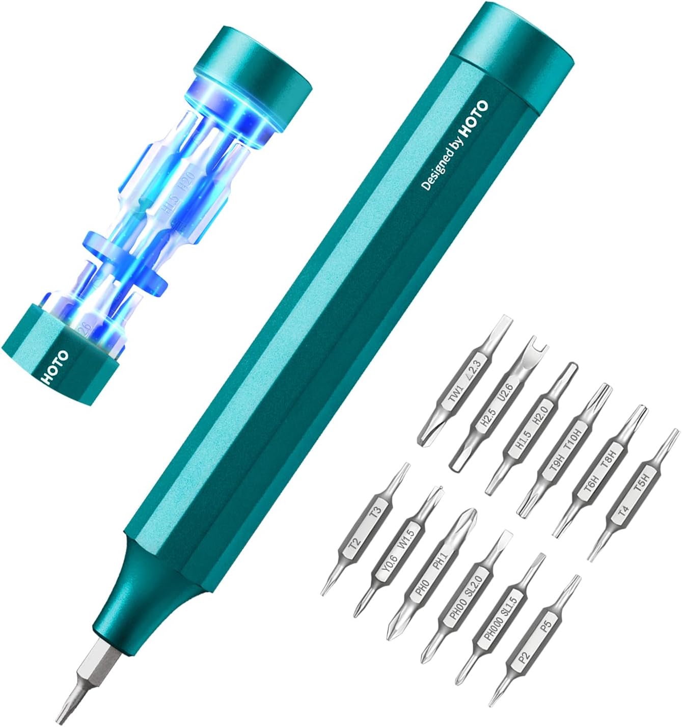 HOTO Precision Screwdriver Set, Special Multi-Bit Screwdriver, Innovative Mini H...