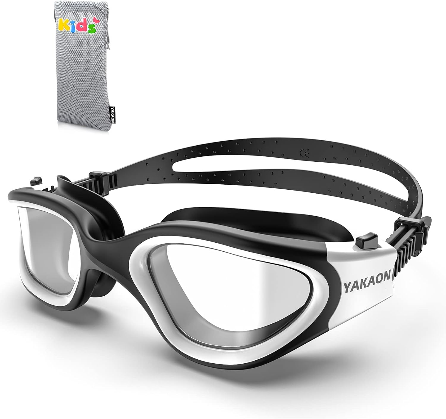 YAKAON Kids Swim Goggles, G1Mini Comfortable Polarized/Non-Polarized Anti-Fog Sw...
