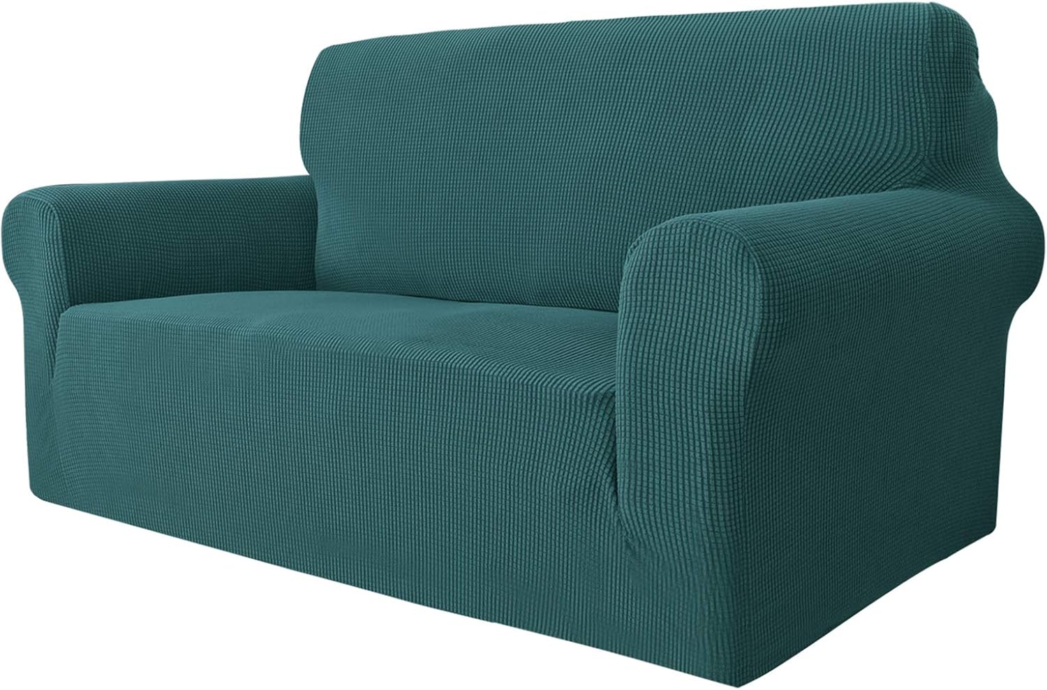MAXIJIN Super Stretch Couch Cover for 2 Seater Couch, 1-Piece Universal Love Sea...