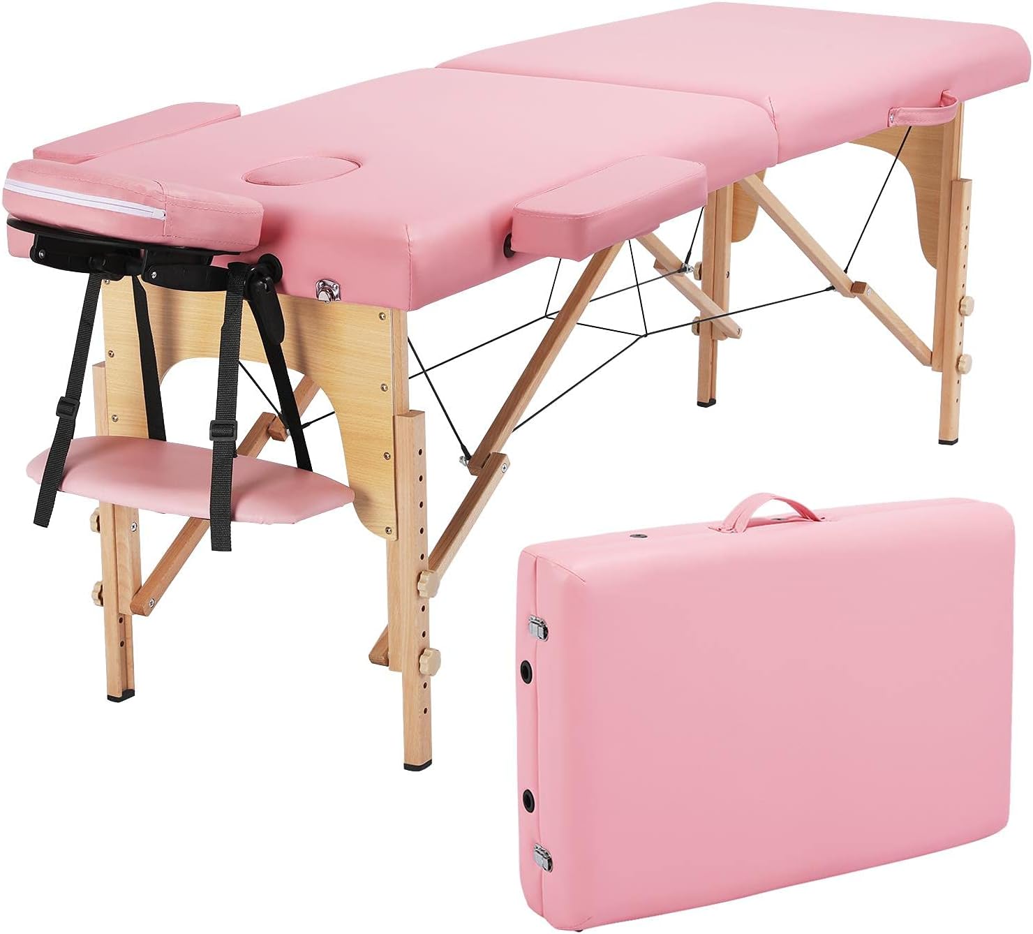 Yaheetech Portable Massage Table, Special Therapy Couch for Spa Beauty Bed, Inno...
