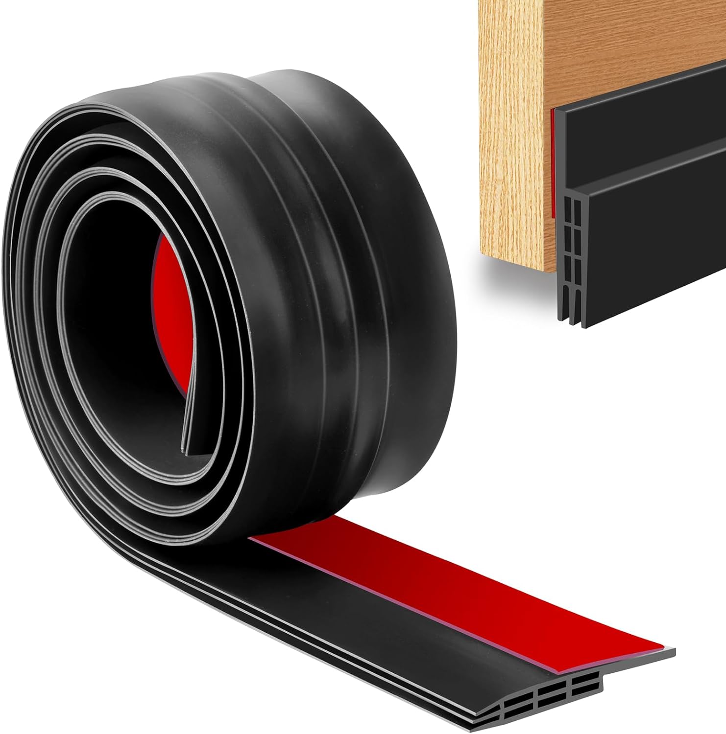 YOUSHARES Draft Excluder, Special Tape for Doors, Innovative Door Draft Excluder...