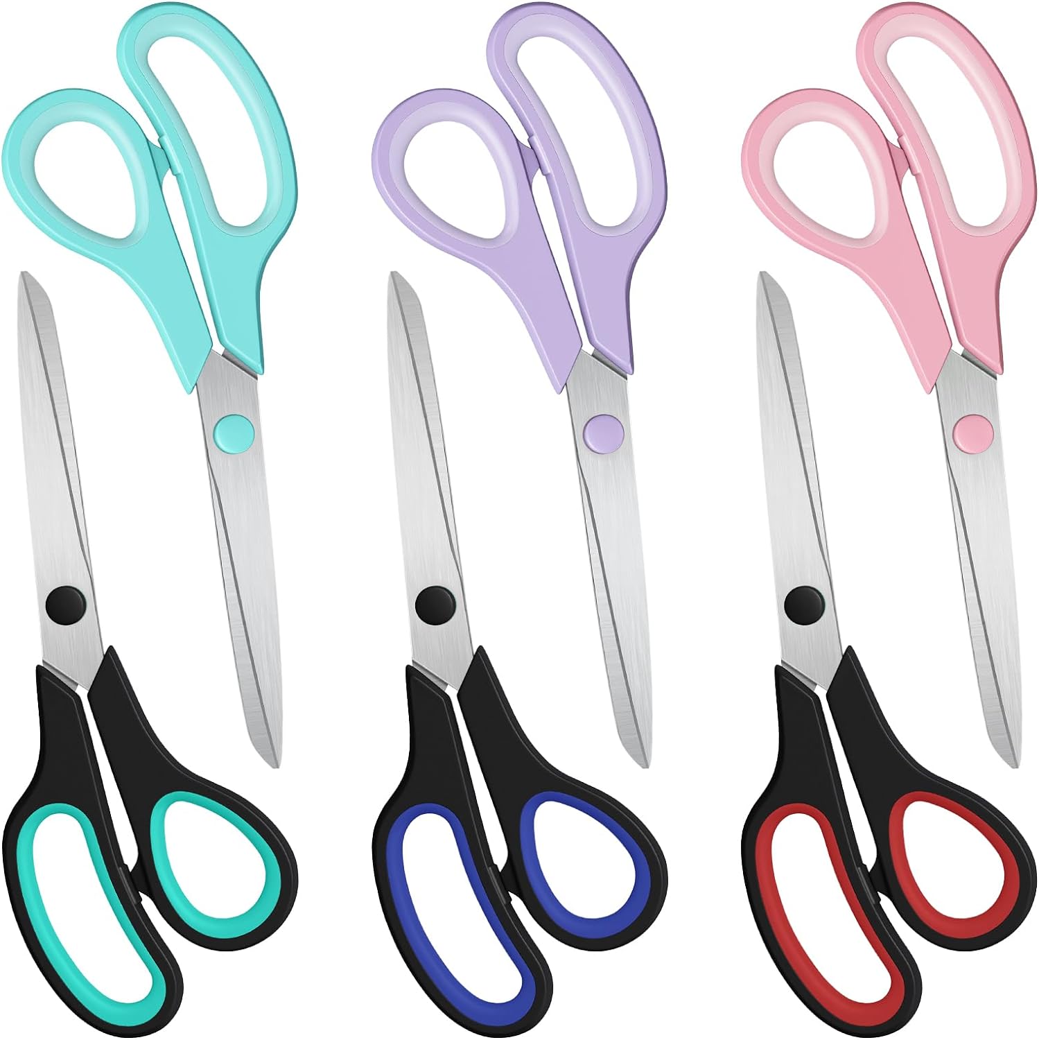 Scissors 6-Pack, Special 8'' Multipurpose Scissor...