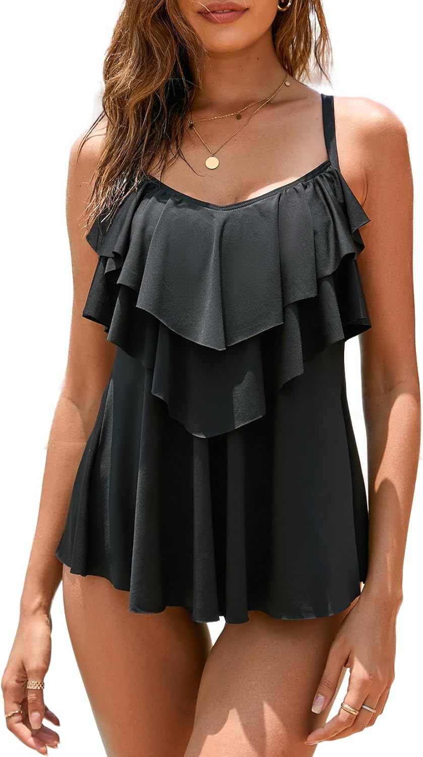WIN.MAX Women's Tankini Swimwear, Special Swimwear Sets with High Waist, Unique...