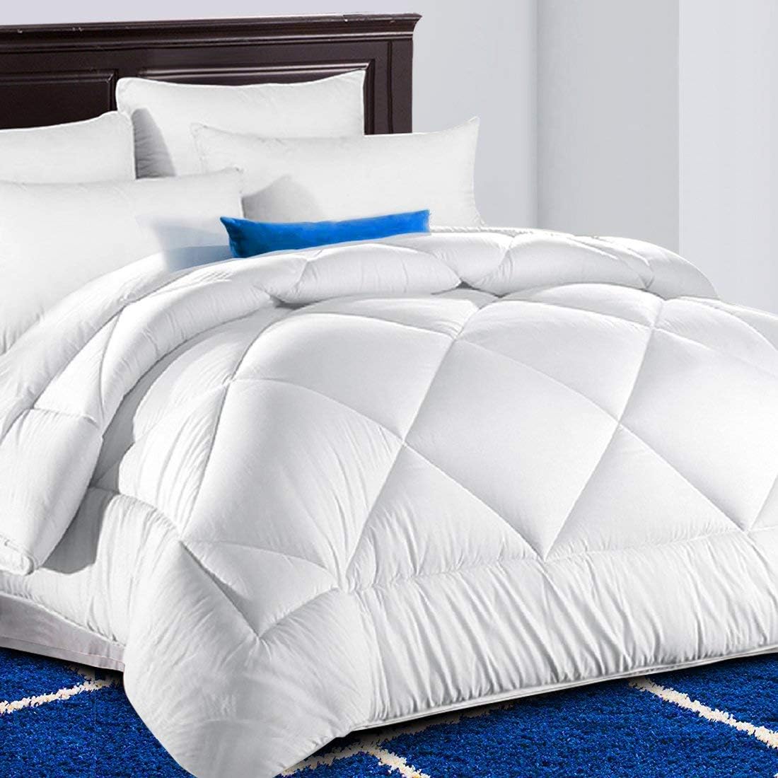 TEKAMON All Season Oversized King Comforter Winter Warm Summer Soft Quilted Down...