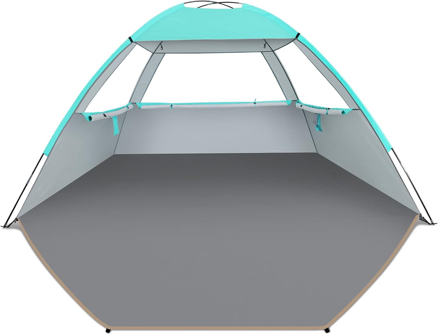 Venustas Beach Tent Sun Shelter for 3/4-5/6-7/8-10 Person, UPF 50+ UV Protection...