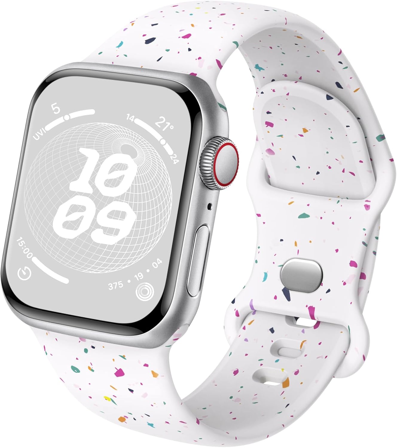 Joehwerr Sport Strap Compatible with Apple Watch Straps 40mm 41mm 38mm 42mm 44mm...