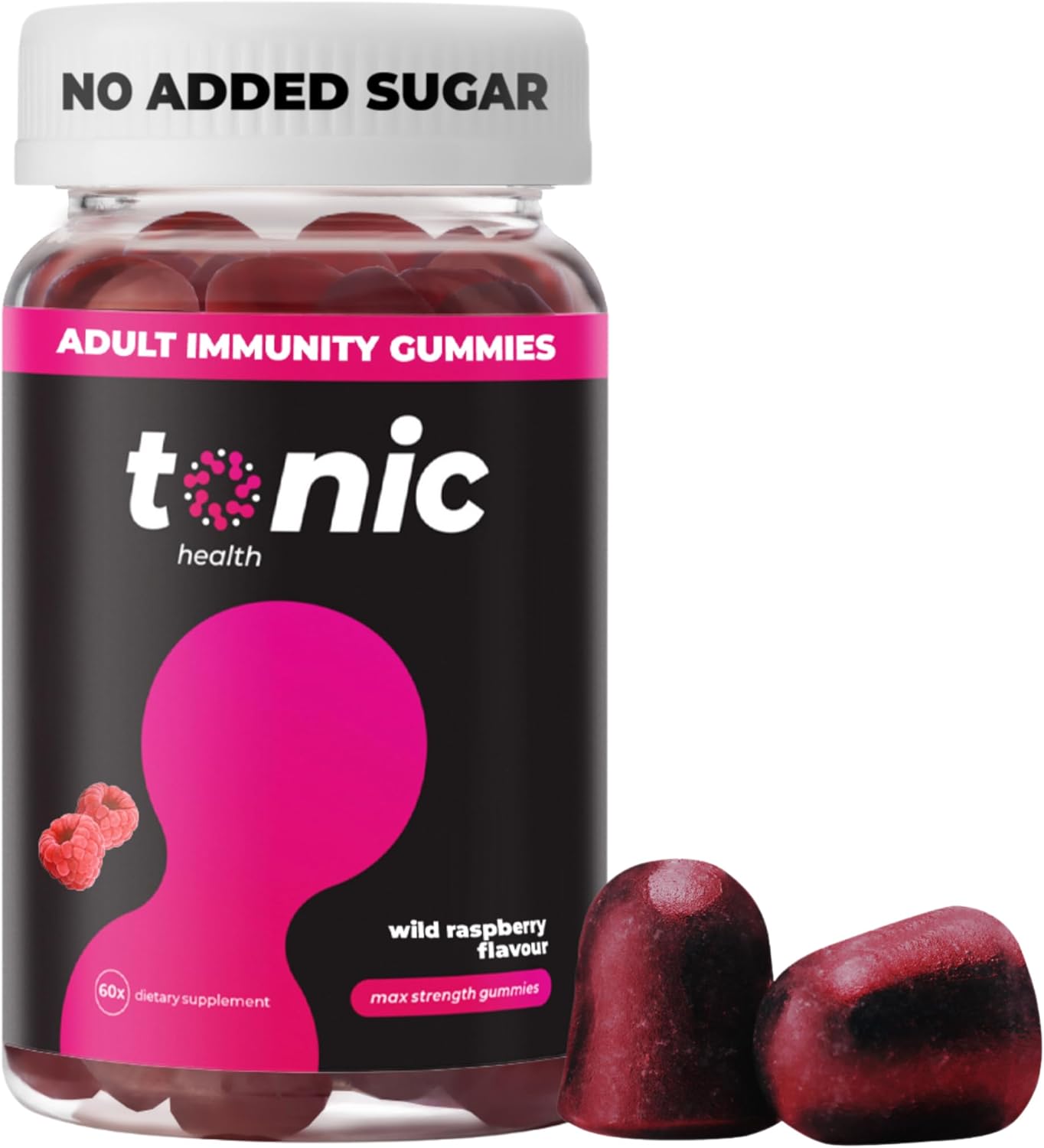 Tonic Health Immune Support for Adults - 7 in 1, Elderberry Gummies, Vitamins C,...